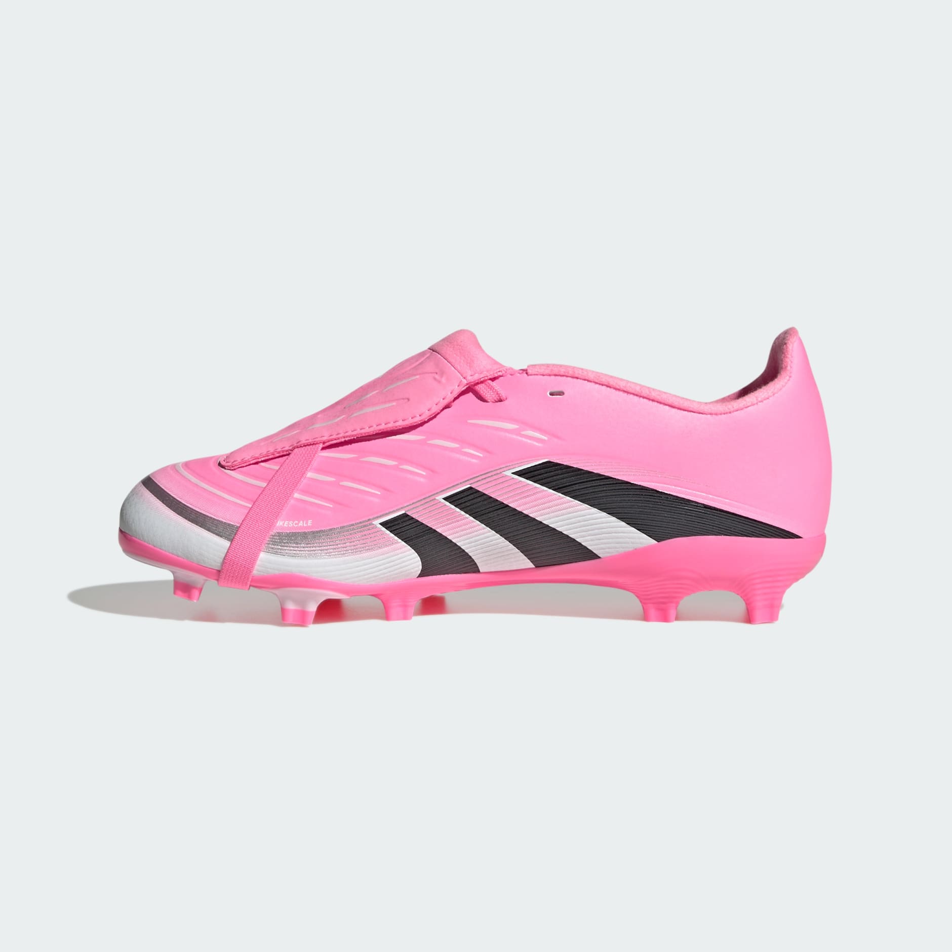 Ghete de fotbal Beckham PREDATOR LEAGUE cu limbă pliabilă, pentur teren dur/suprafețe multiple, copii