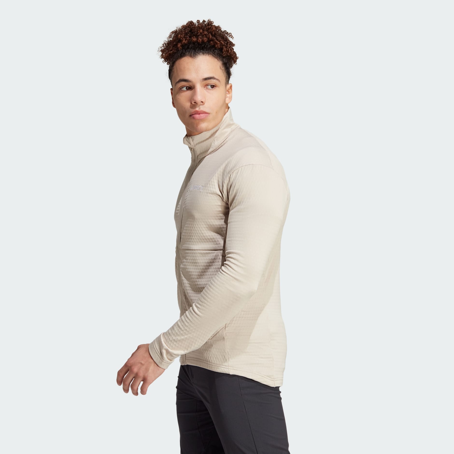 Clothing - Terrex Multi Light Fleece Full-Zip Jacket - Beige | adidas ...
