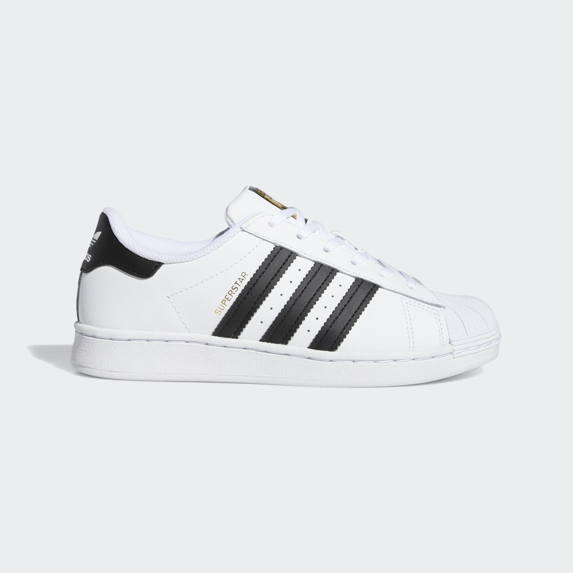 Adidas superstar blanc outlet or