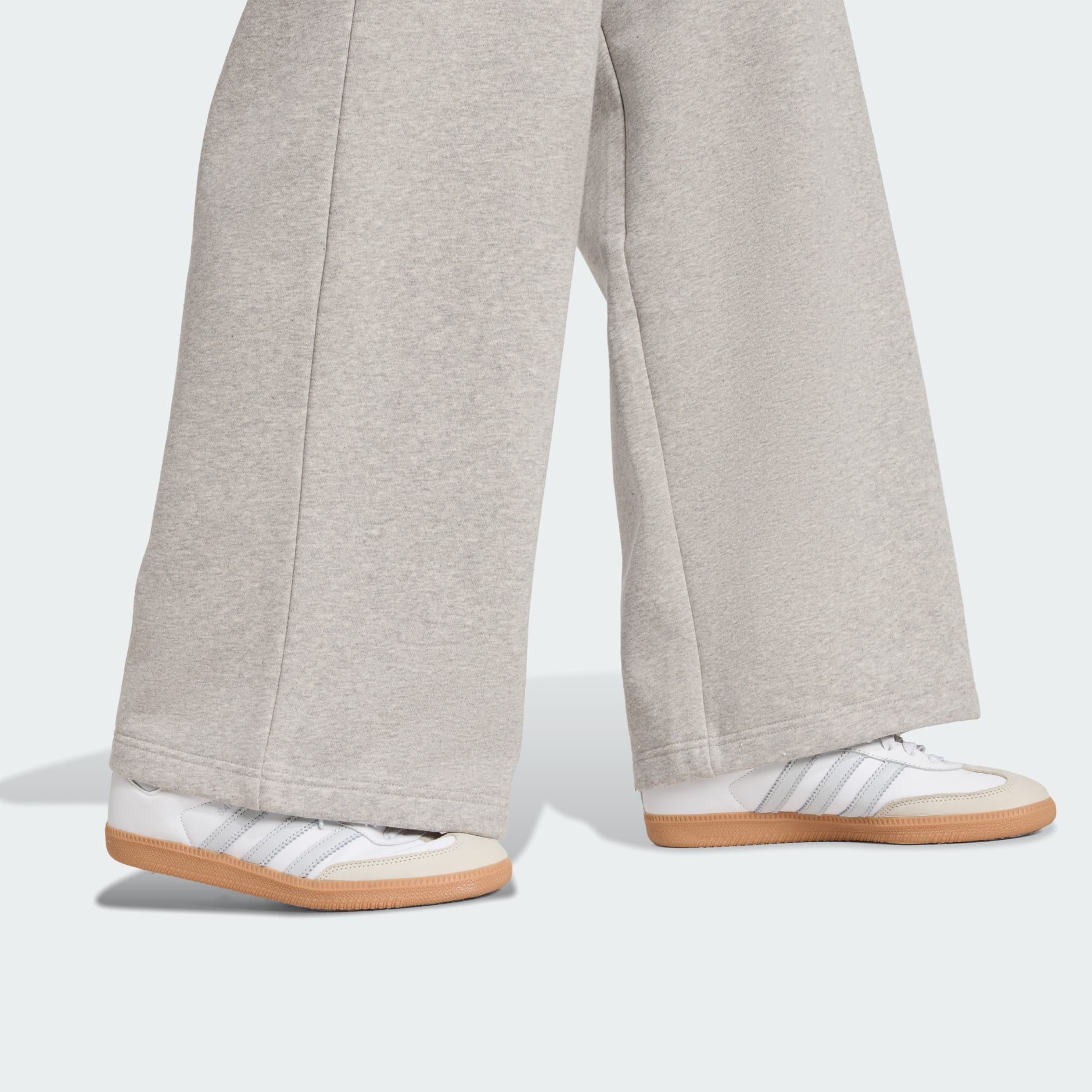 Pantaloni din fleece cu crac larg Essentials