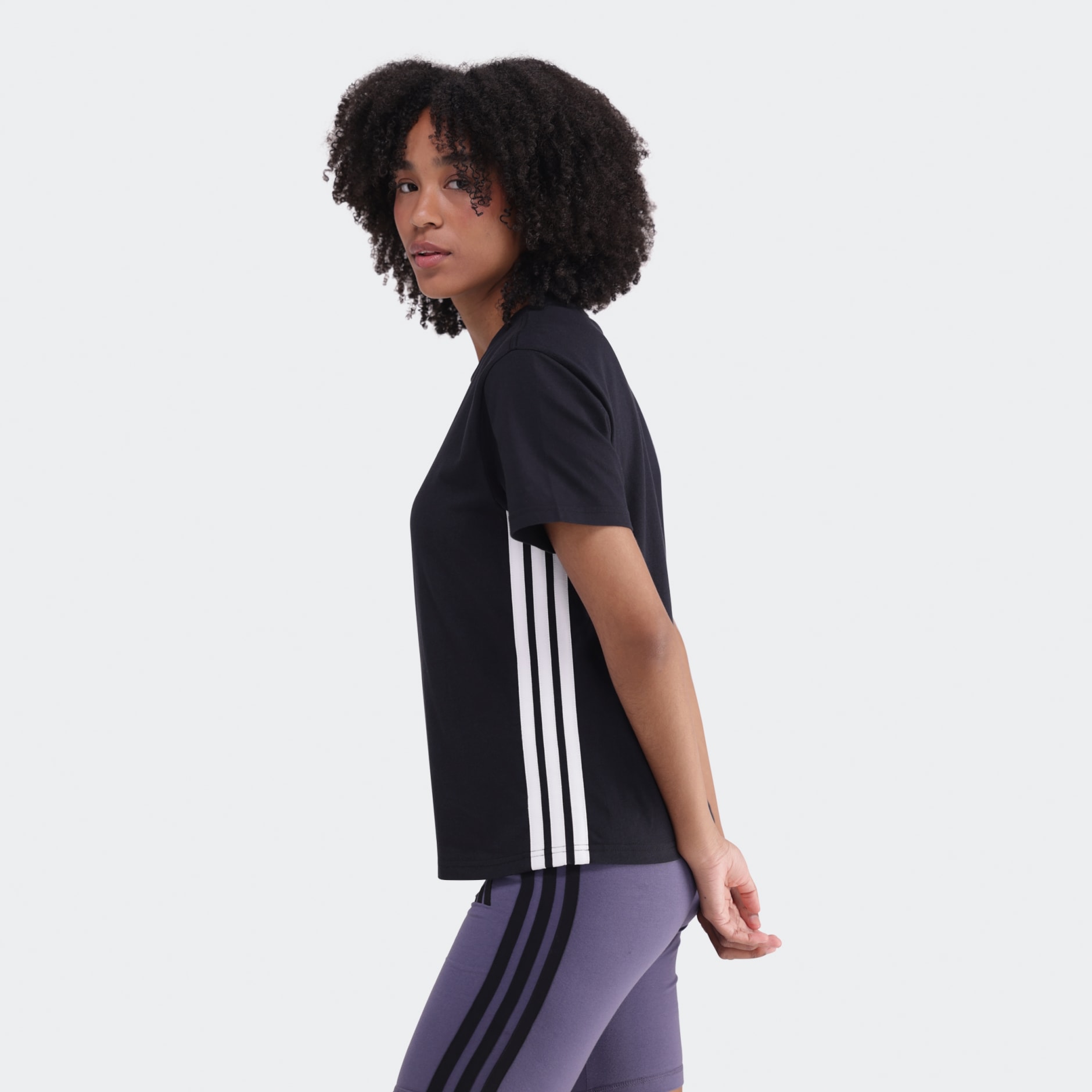 Essentials 3-Stripes Cotton T-Shirt