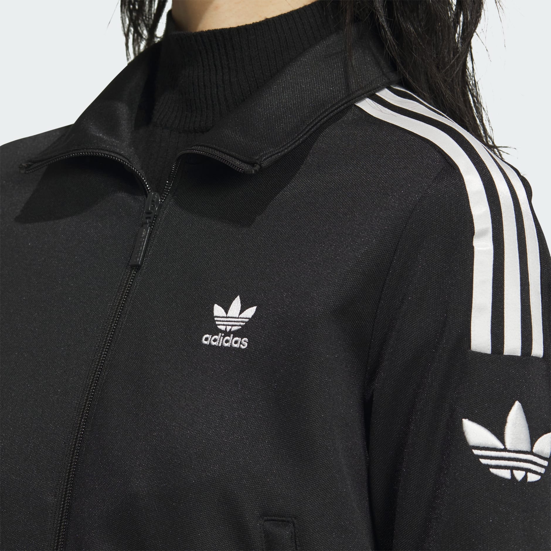 Retro Trefoil Track Top - Black | adidas Hong Kong