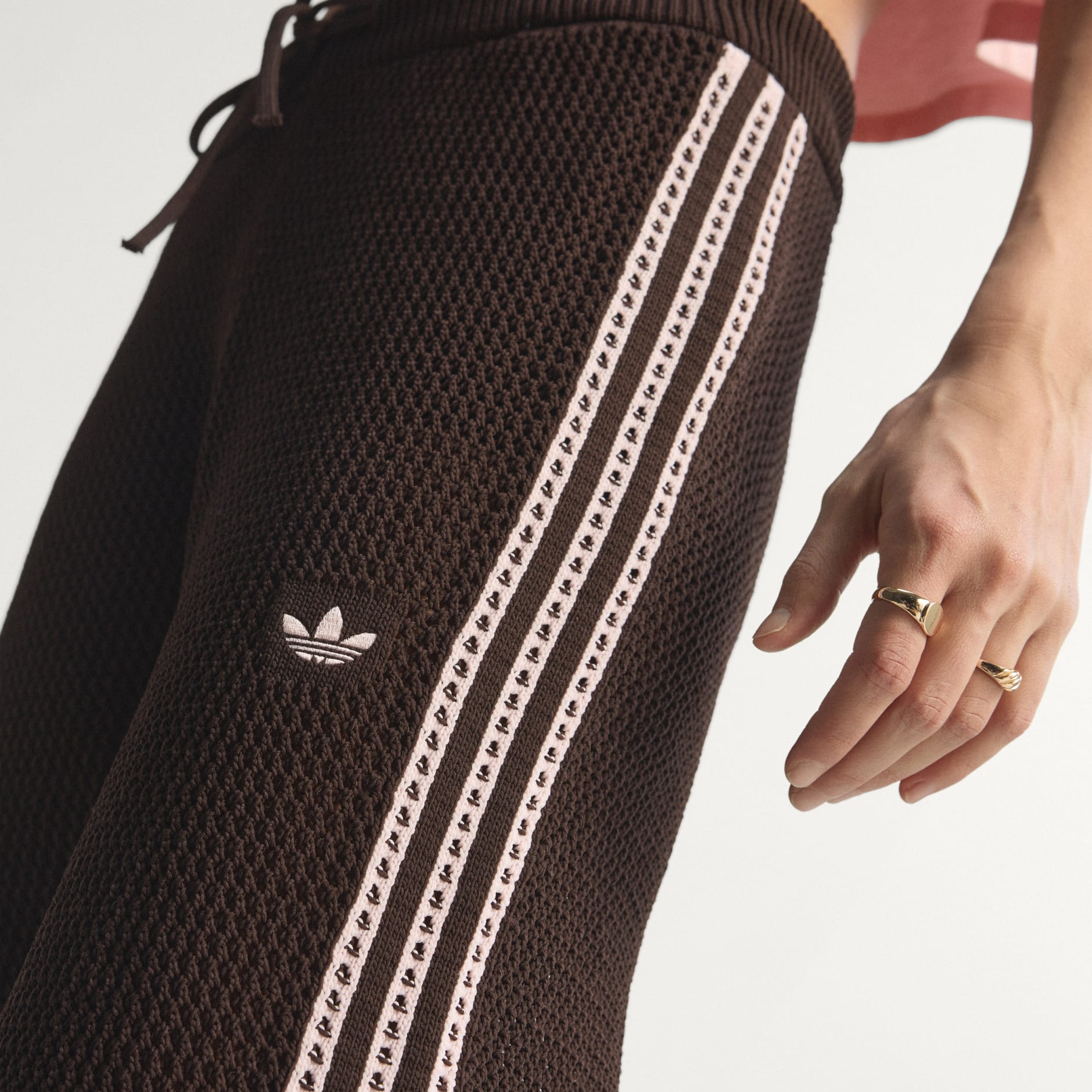 KNITTED CROCHET FIREBIRD TRACKPANTS