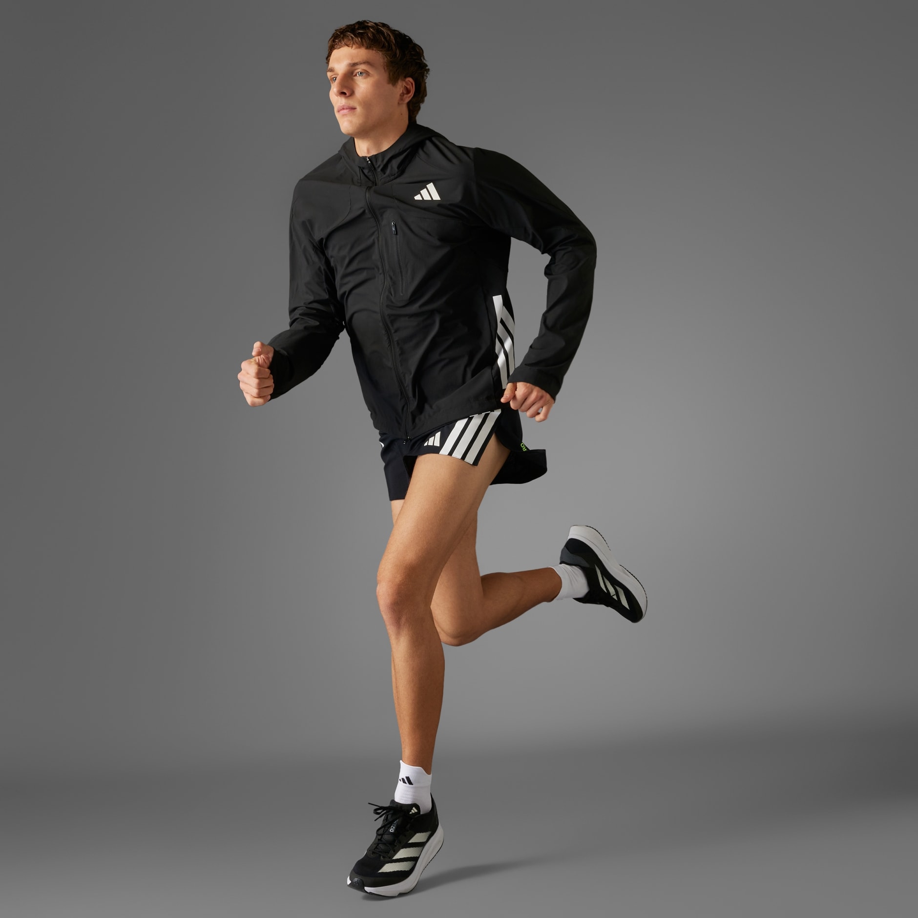 adidas Adizero Running Jacket - Black | adidas GH