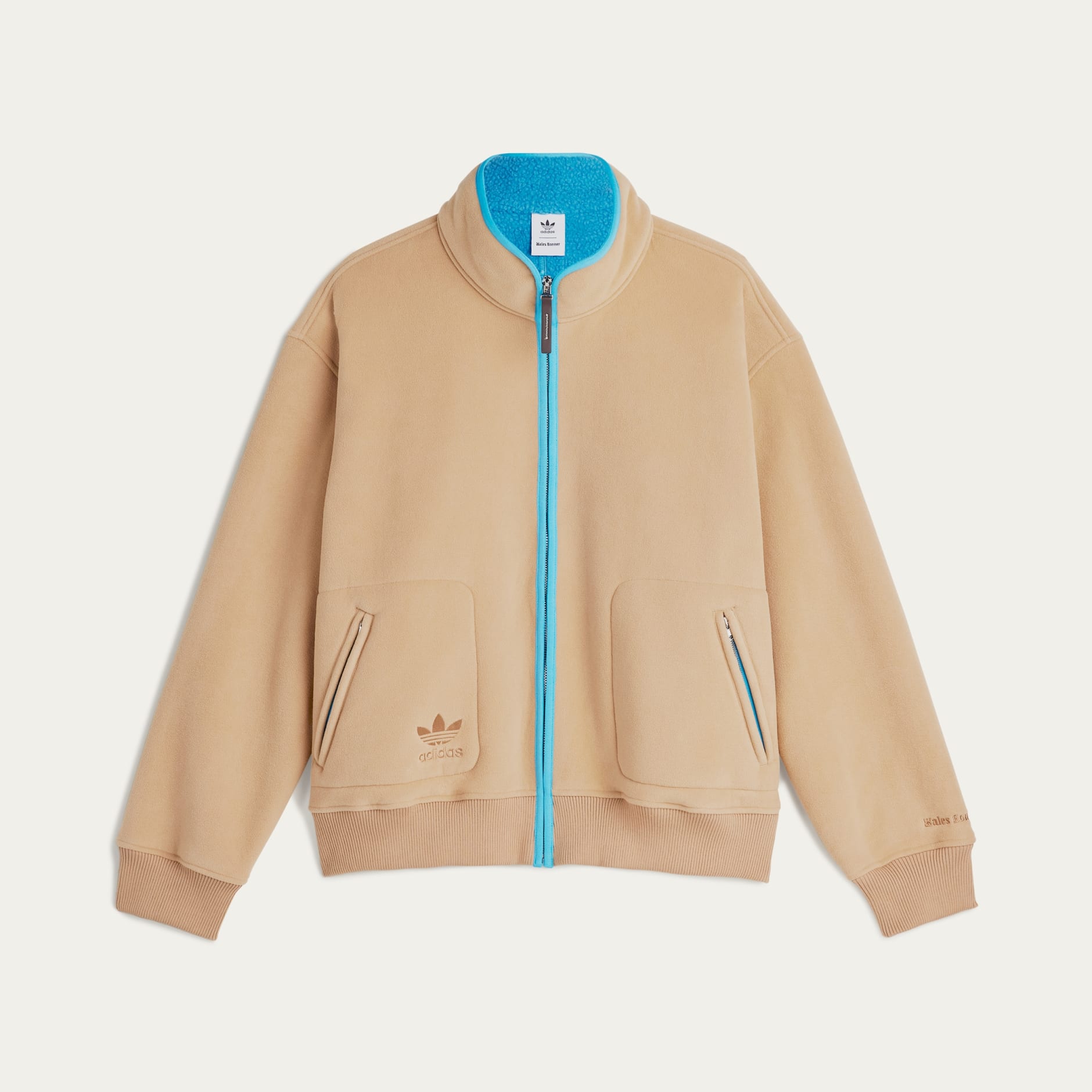 スウェット・トレーナー WALES BONNER FLEECE (UA24JE30JE20) Adidas x Wales Bonner FLEECE JACKET Beige | BSTN Store