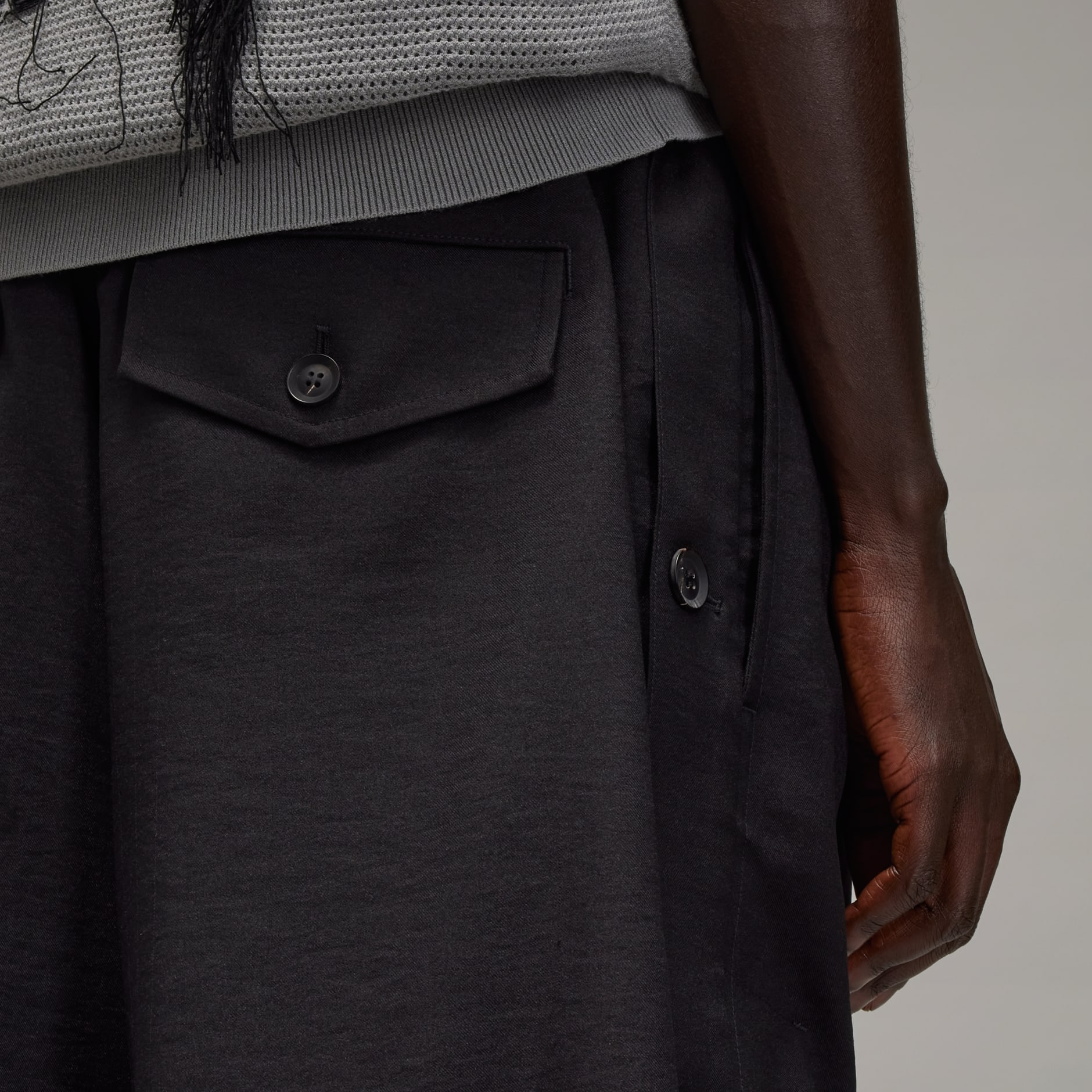 Y-3 Sport Uniform 3-Stripes Shorts - Black | adidas Hong Kong