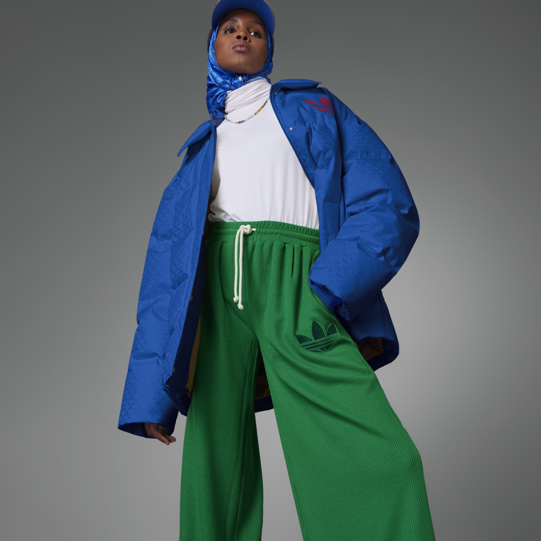KNIT WIDE PANTS