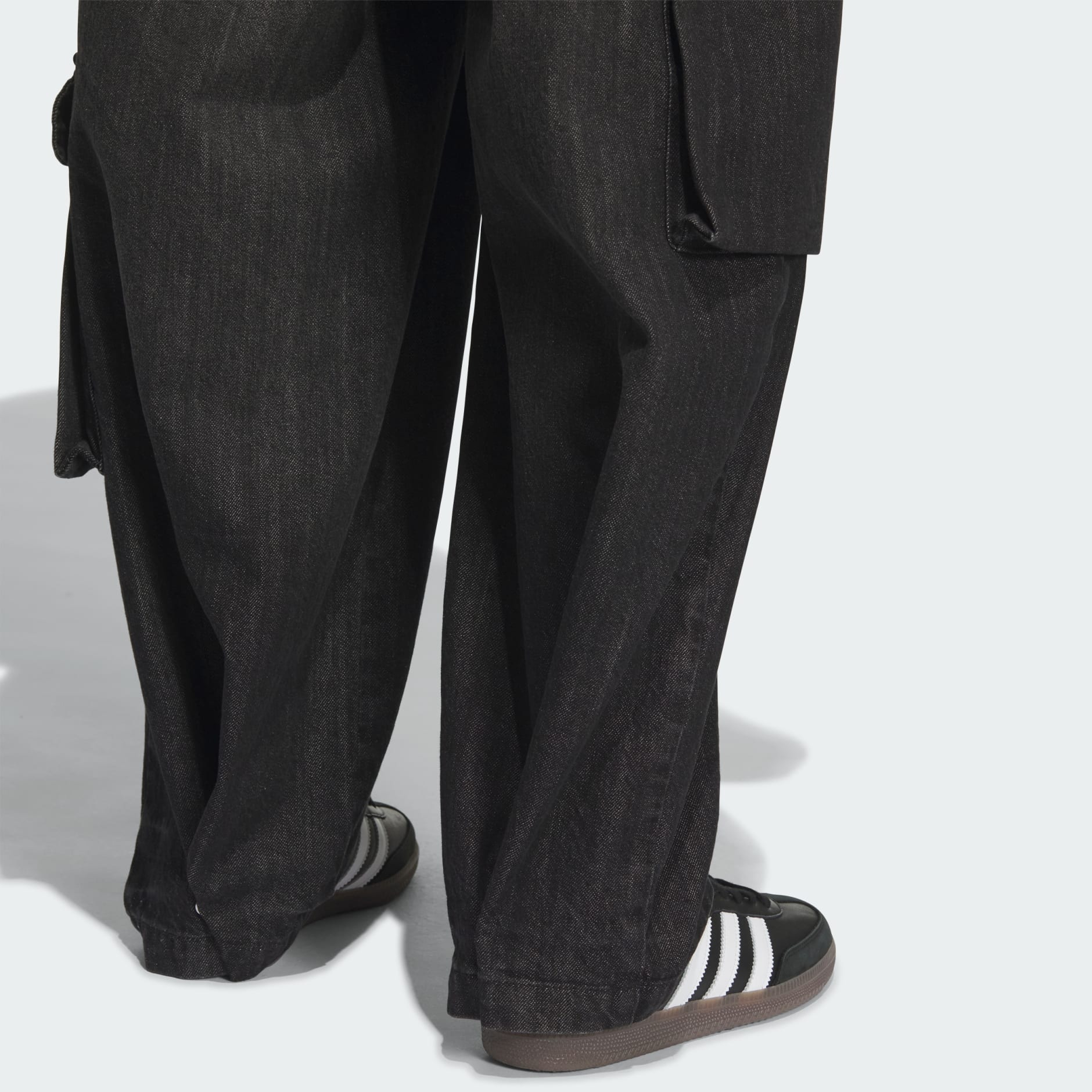 Soft Denim Cargo Pants