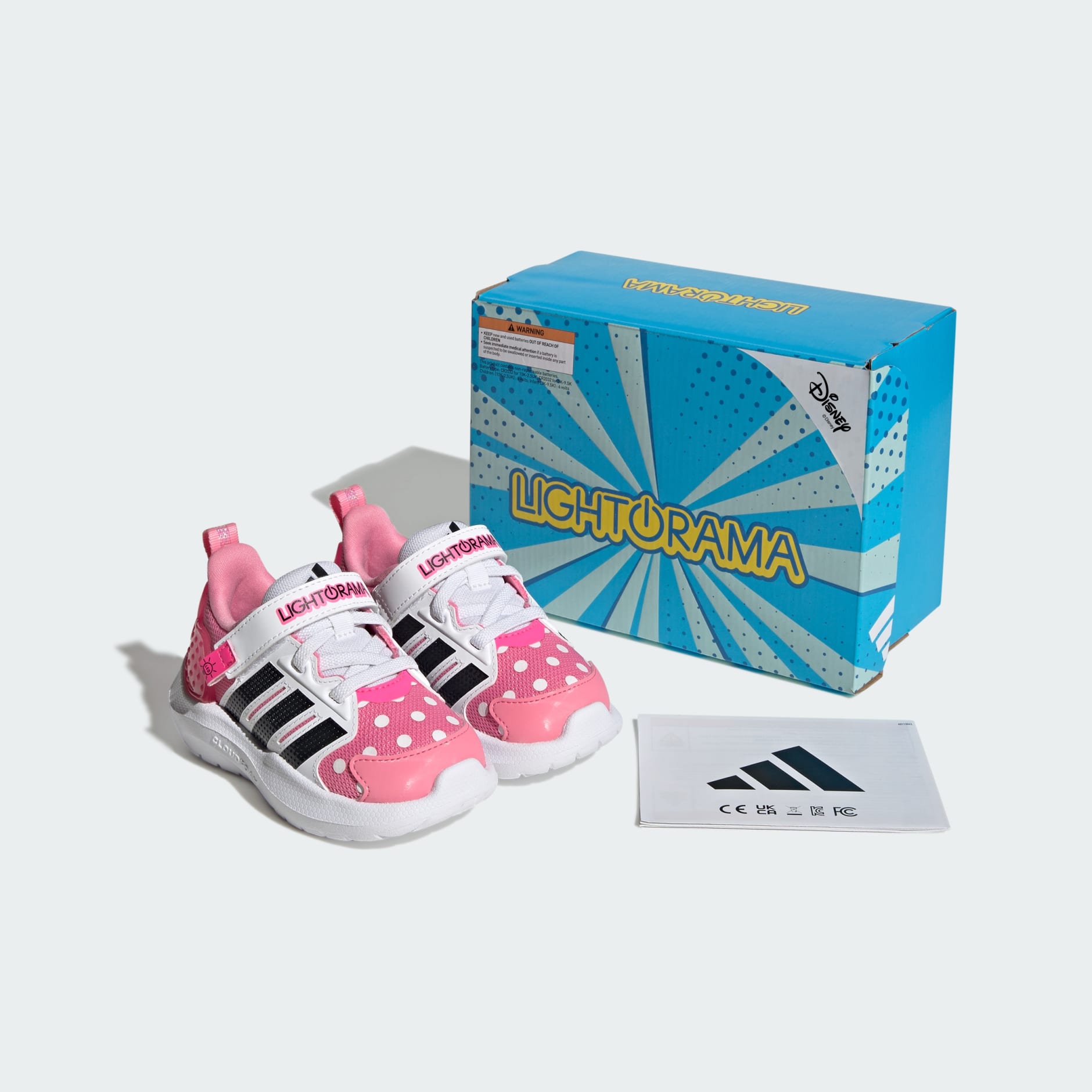 ADIDAS DISNEY LIGHTORAMA MINNIE MOUSE SHOES INFANTS