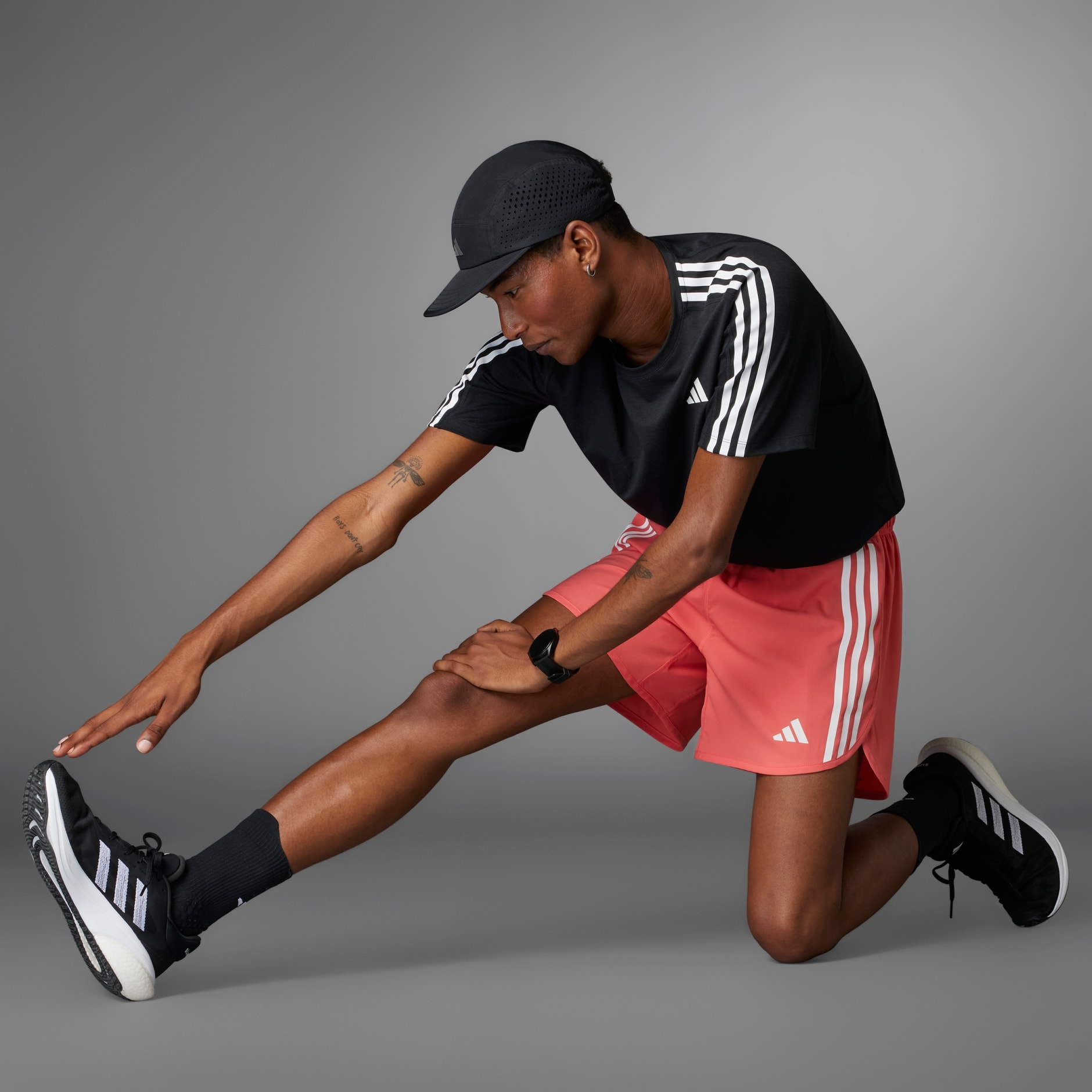 Own the Run 3-Stripes Shorts