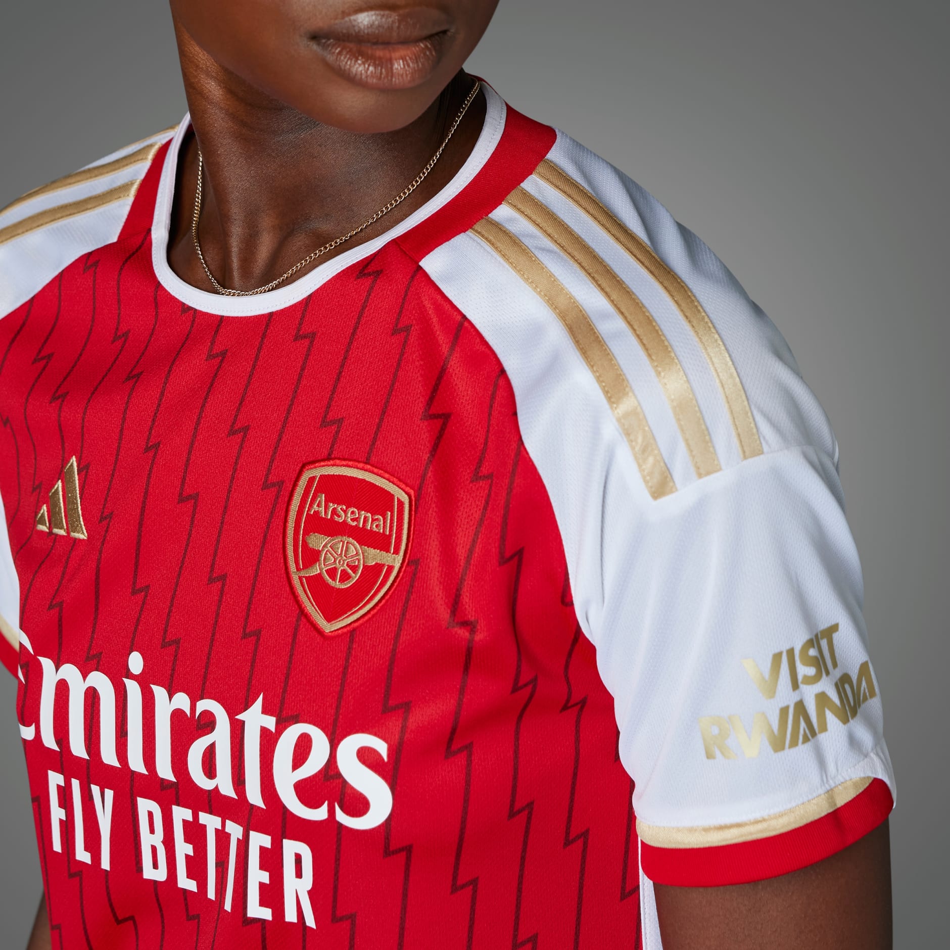 Clothing - Arsenal 23/24 Home Jersey - Red | adidas South Africa
