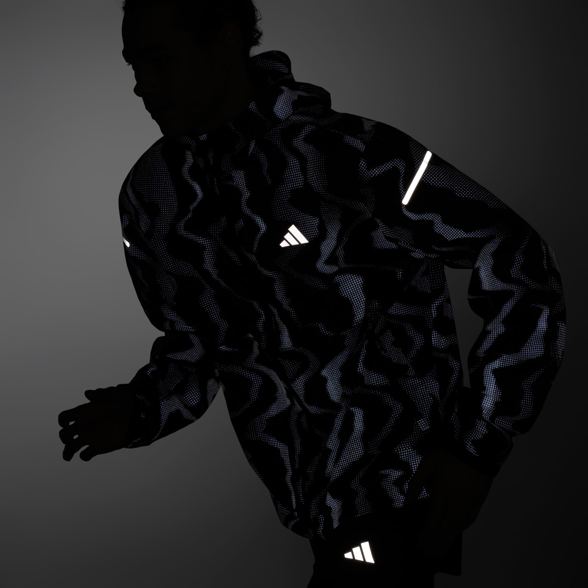 Adidas men's reflective jacket fashion