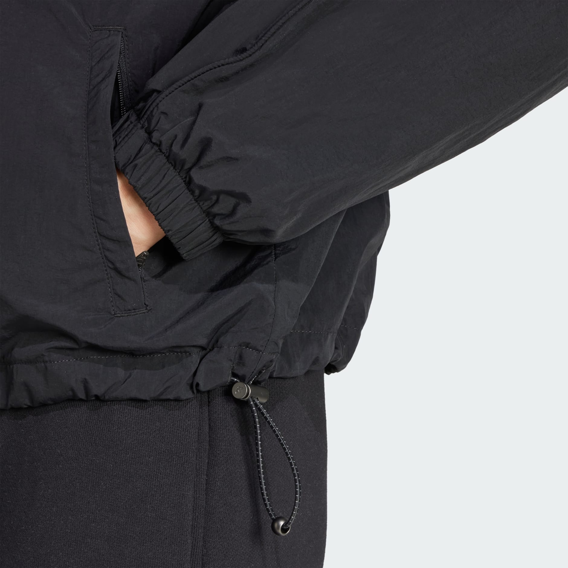 ז'קט אימון עם רוכסן מלא Essentials Woven