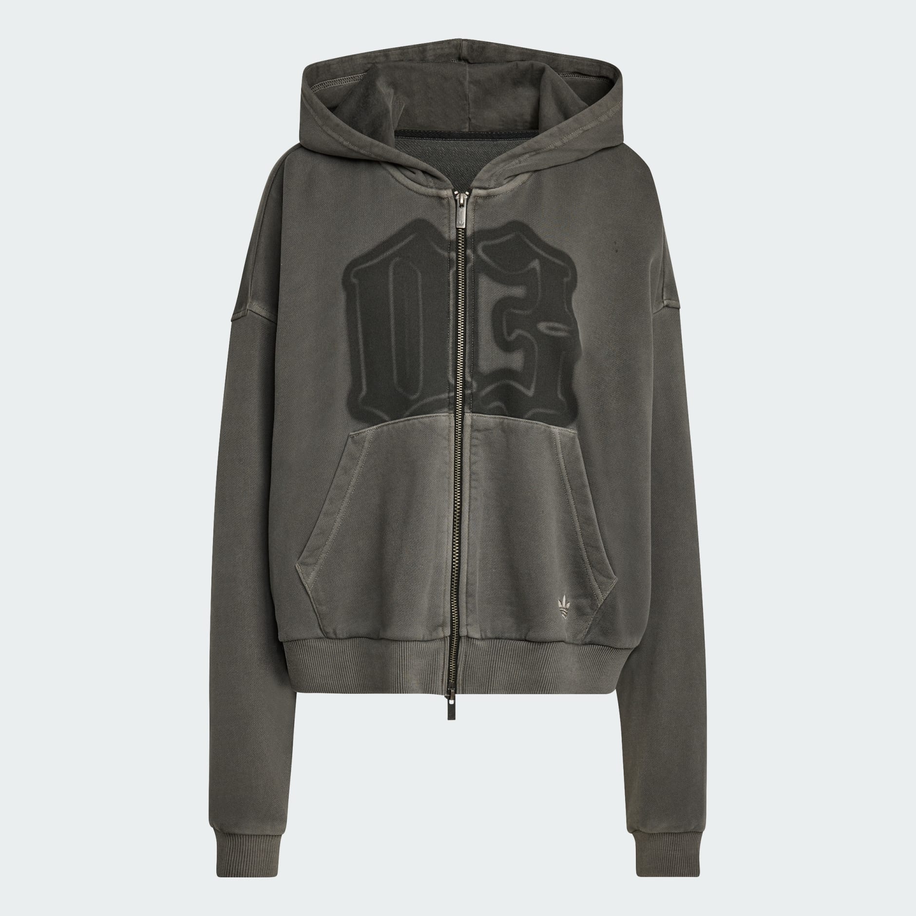 adidas ORIGINALS LOOSE FZ GFX HOODIE