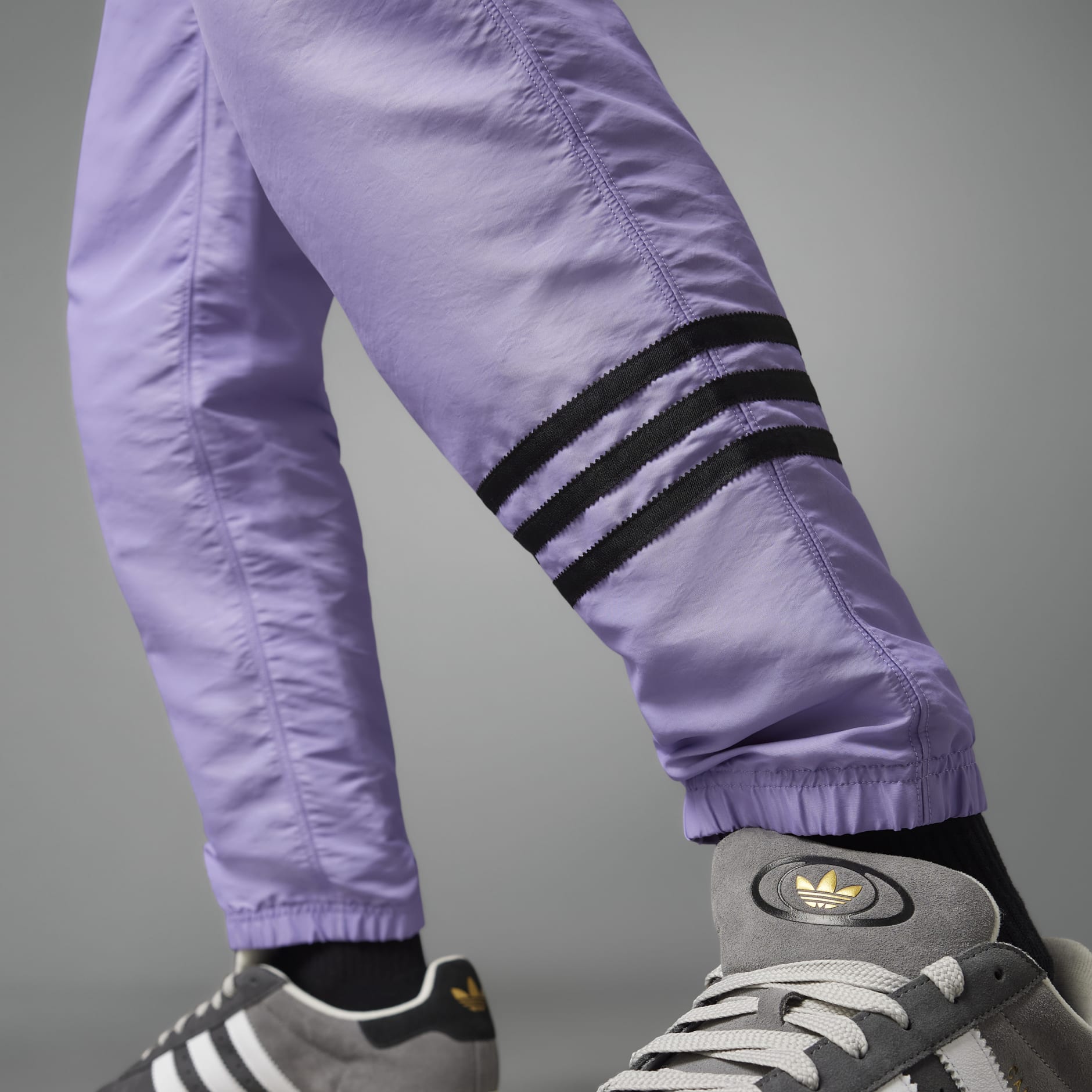 Adidas lilac track store pants