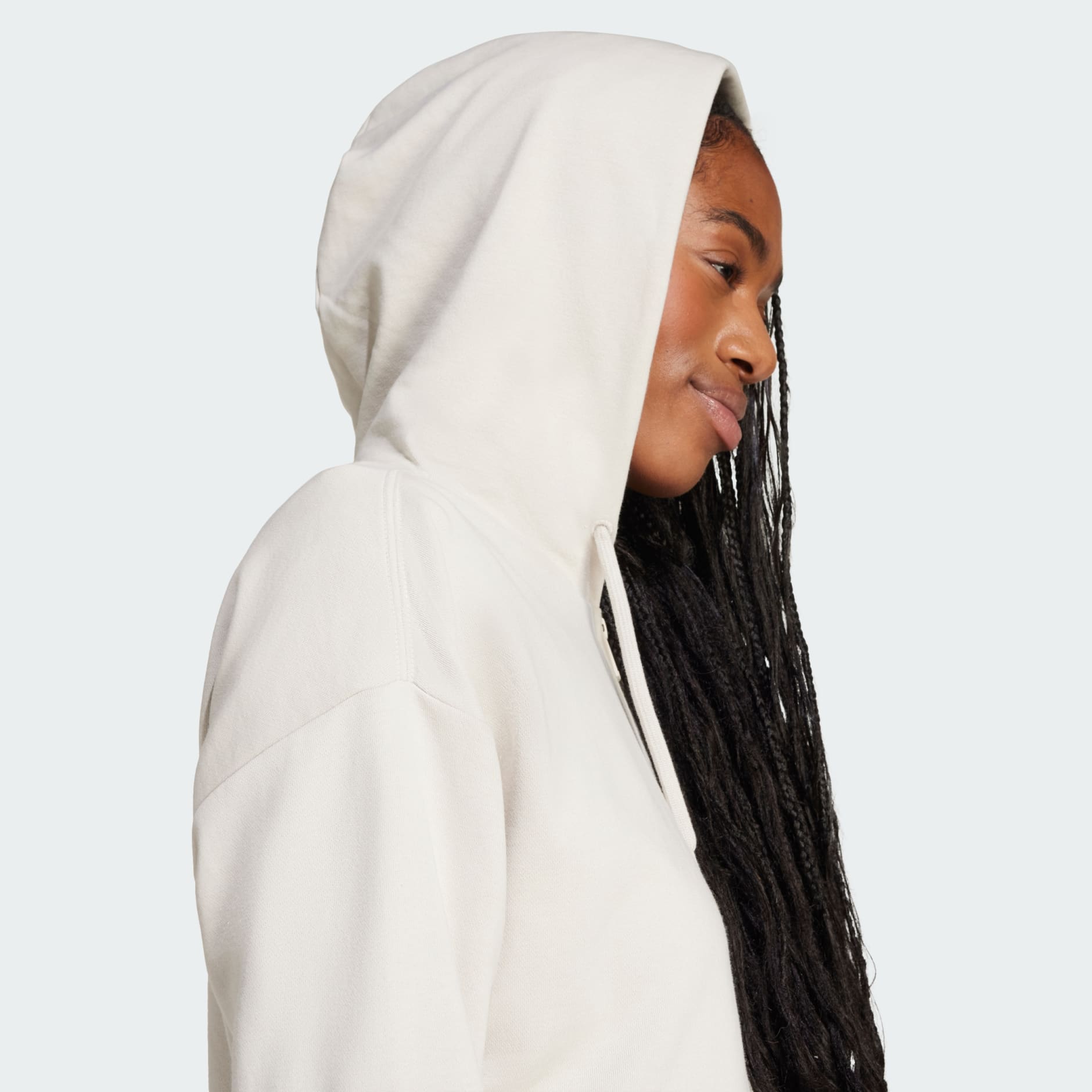 Majica s kapuljačom, patentnim zatvaračem cijelom duljinom i linearnim logotipom od francuskog frotira Essentials