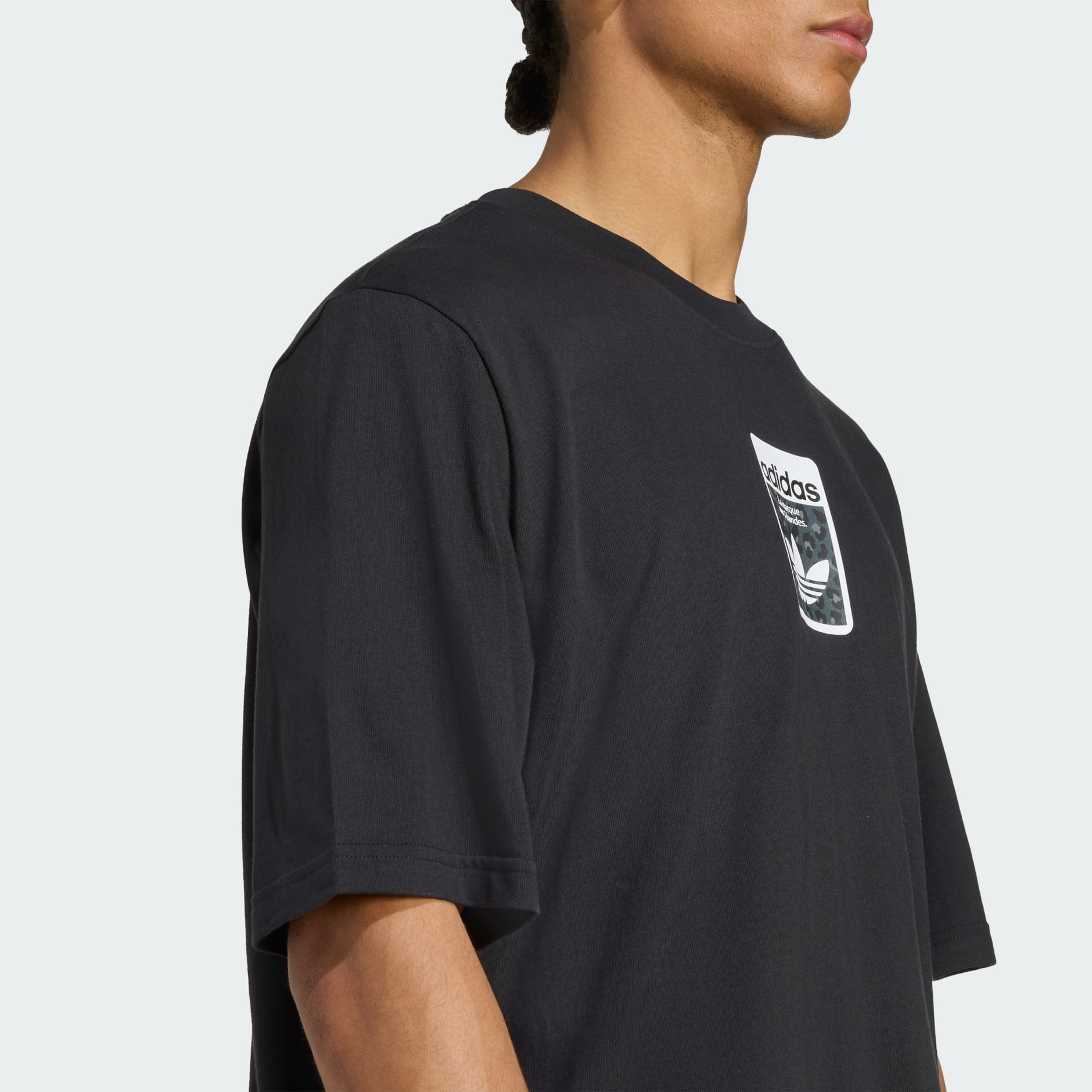 adidas Leo Oversized Tee - Black | adidas UAE