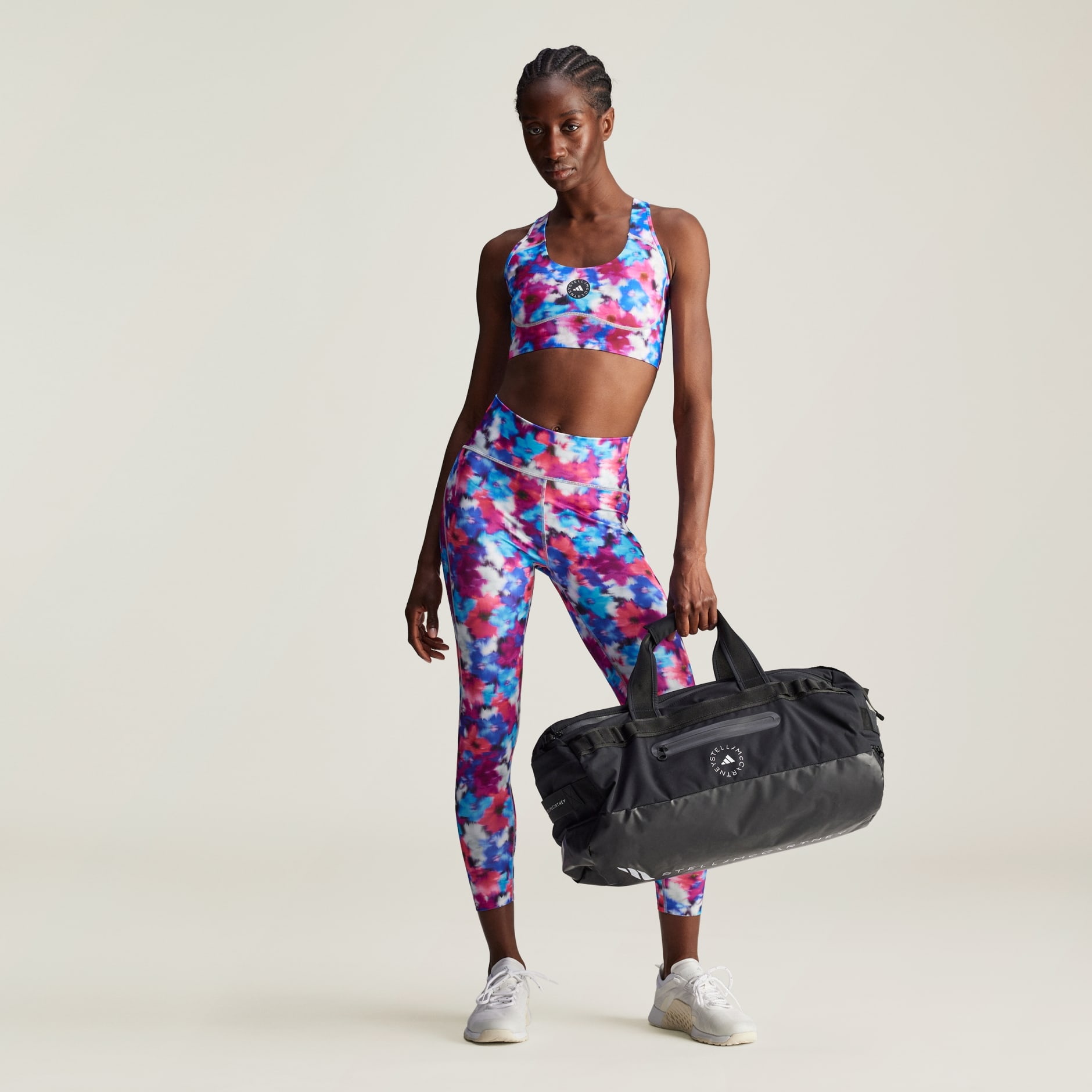 adidas by Stella McCartney TruePurpose Printed Bra