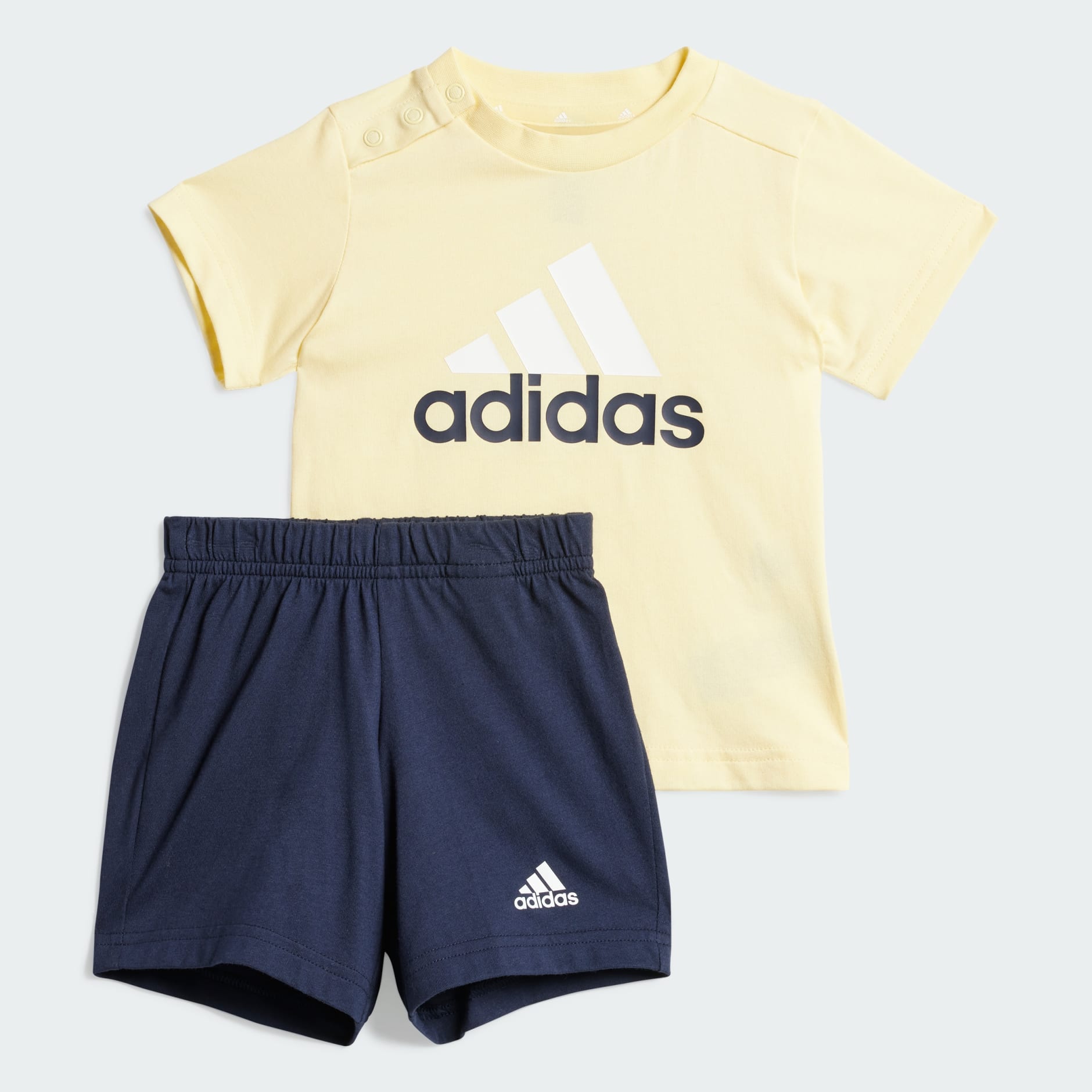 Adidas t shirt shorts set on sale