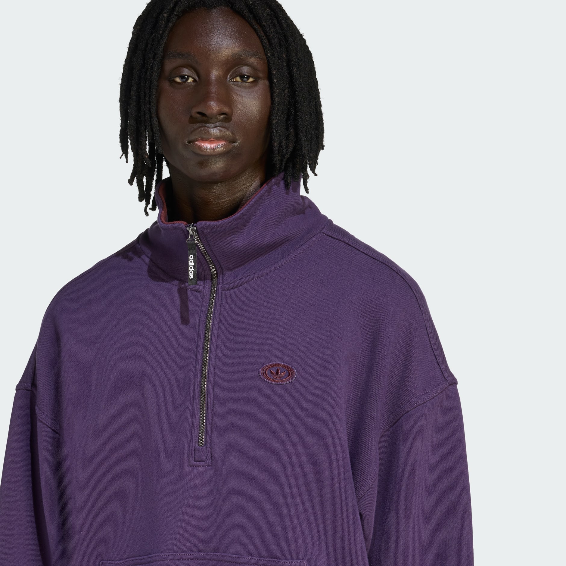 MAJICA S GRAFIČKIM MOTIVIMA OD FLISA S PATENTNIM ZATVARAČEM POLOVICOM DULJINE 90s ALTERNATIVE SPORT