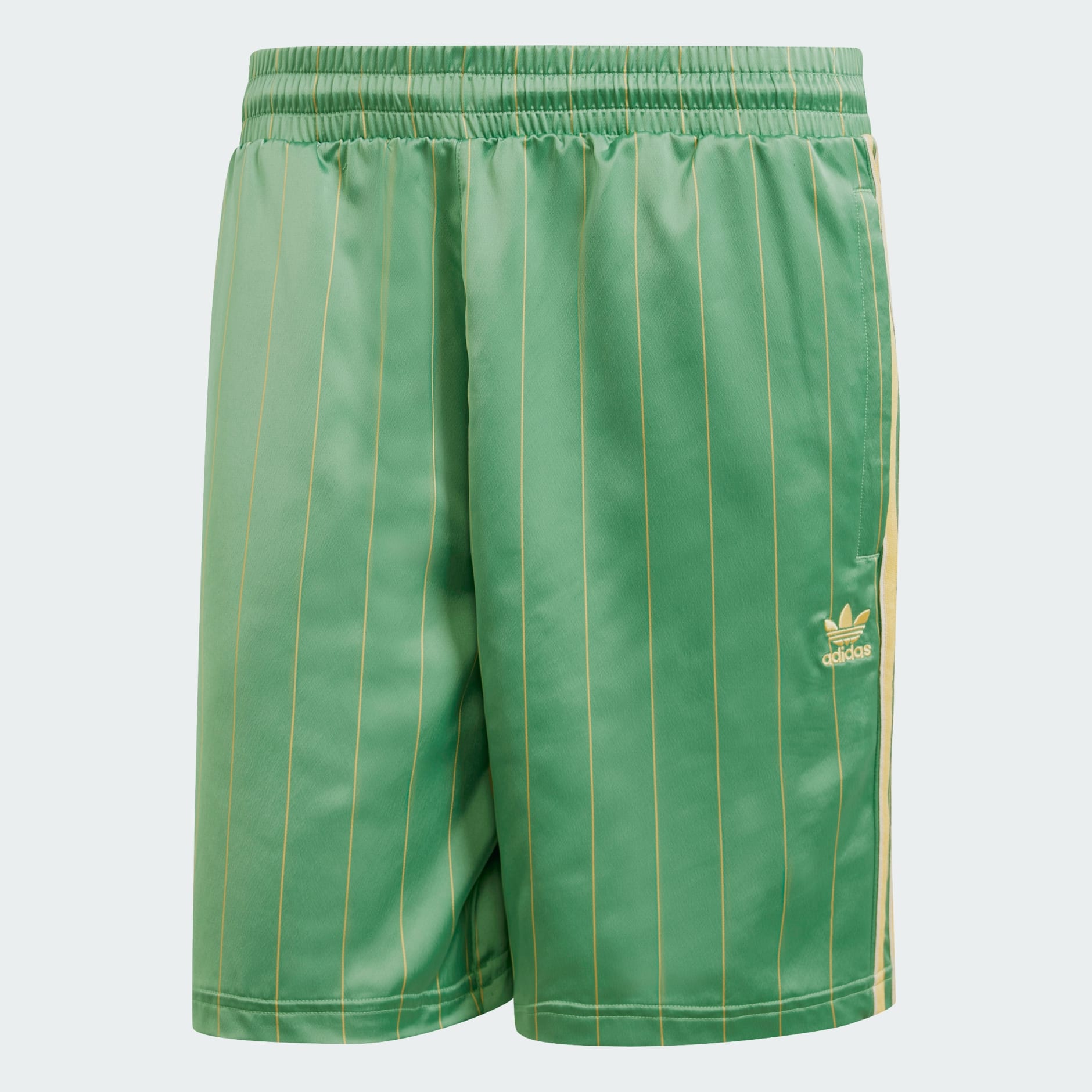 Men's Clothing - Pinstripe Sprinter Shorts - Green | adidas Saudi 