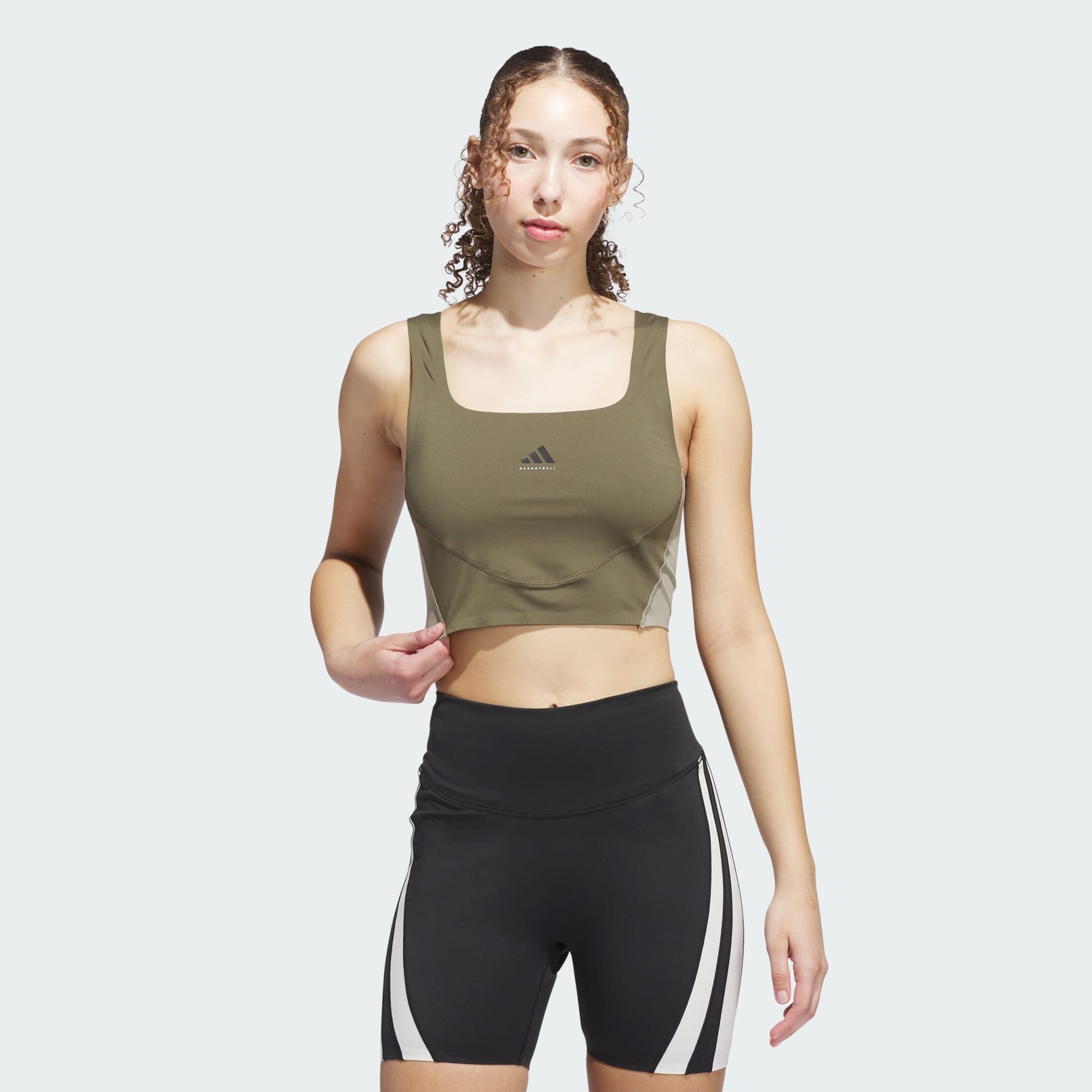 adidas Basketball Crop Tank Top