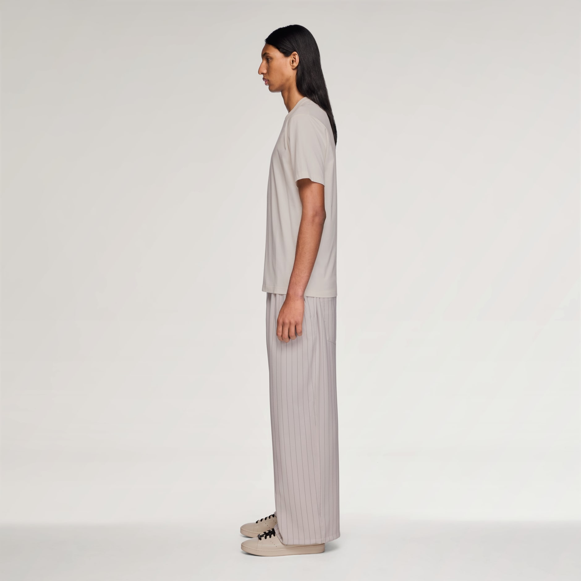 Y-3 SPORT UNIFORM PINSTRIPE TRACK PANTS