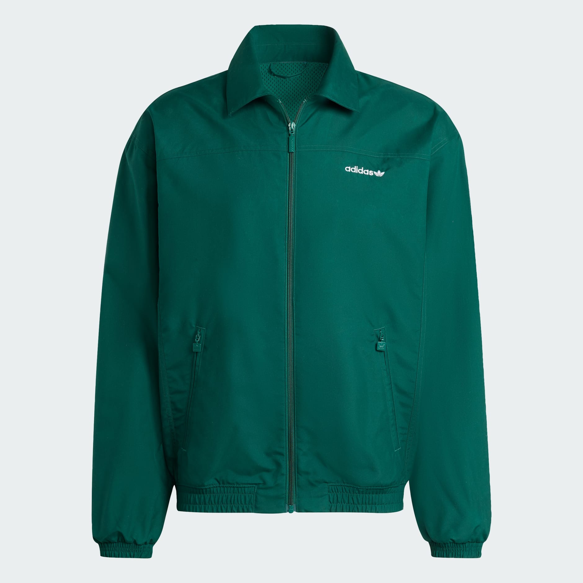 Brushed Woven Track Top