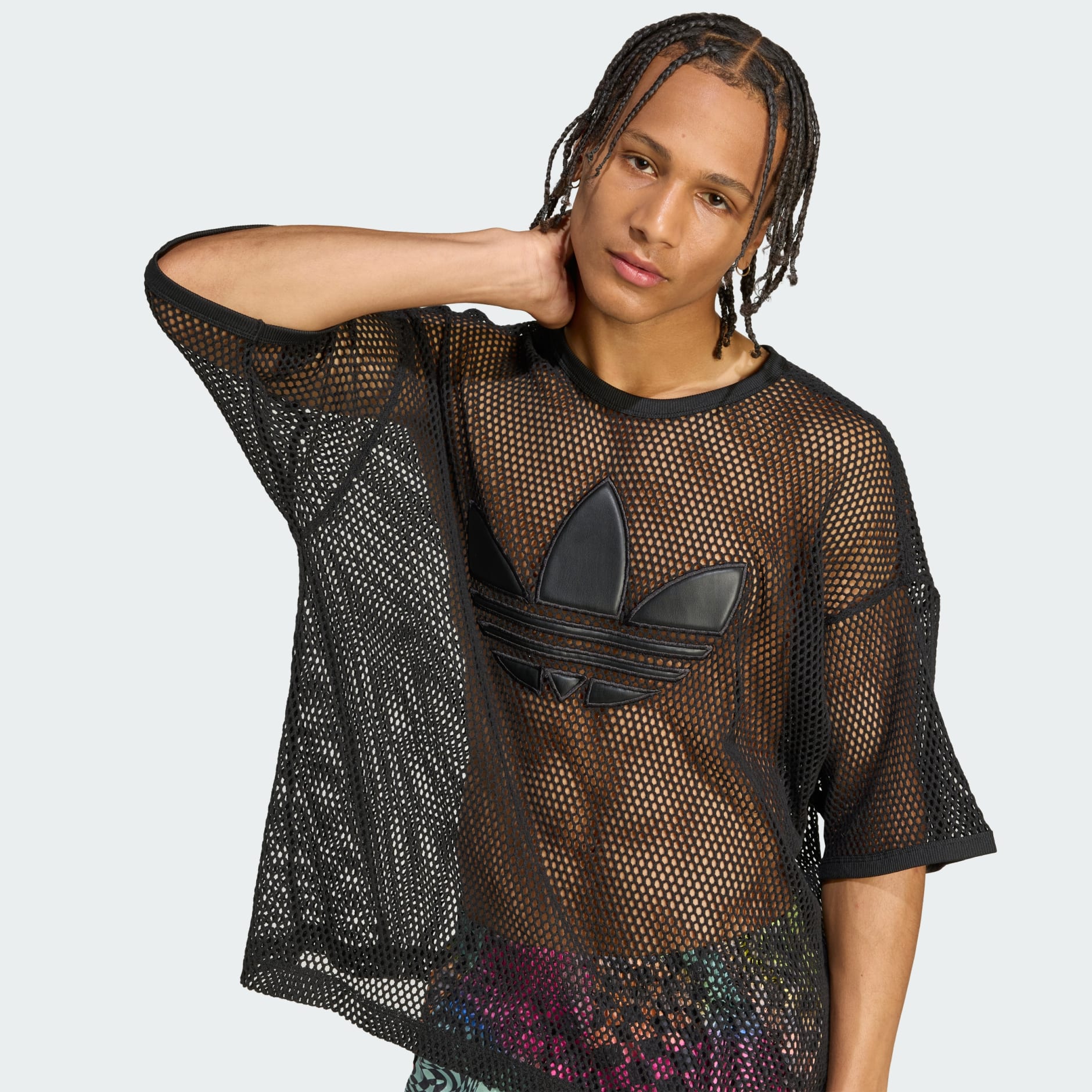 Tricou din plasă adidas x Jeremy Scott