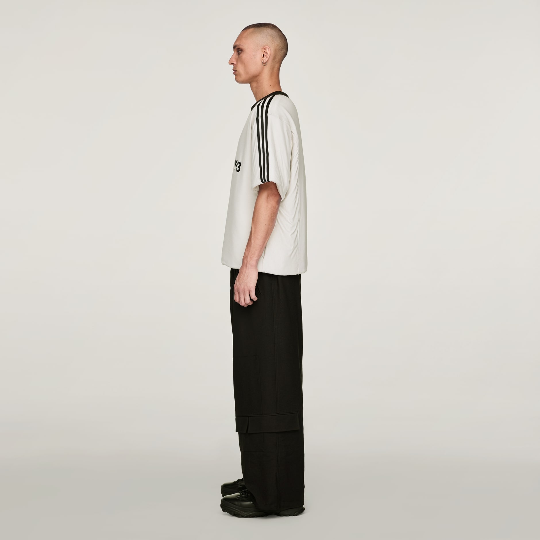 Y-3 Padded Short Sleeve Tee 3-Stripes