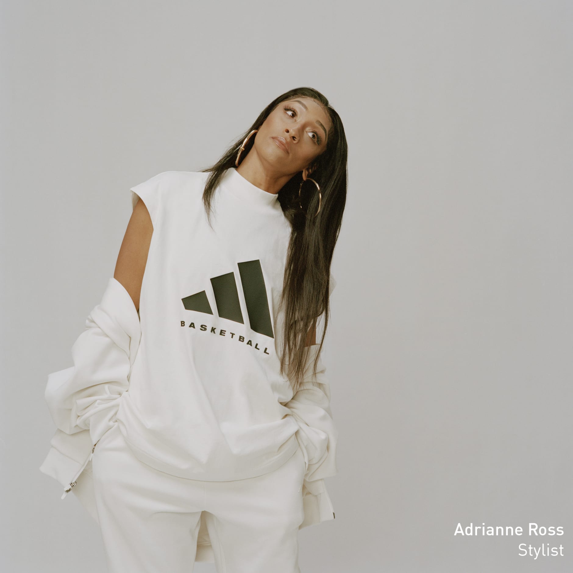 adidas Basketball Sleeveless Sweatshirt
