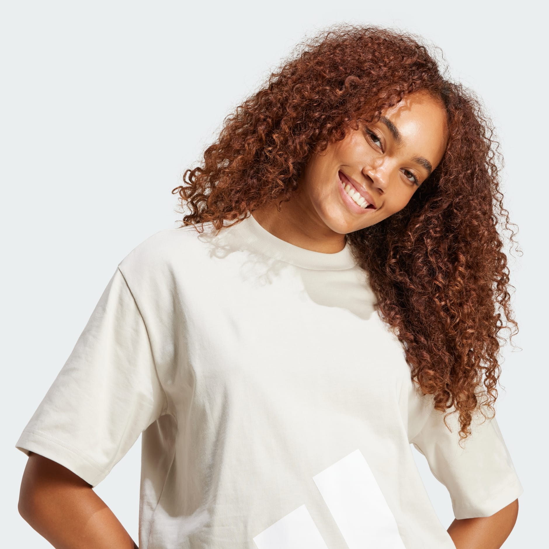 Essentials Big Logo Boyfriend Tee