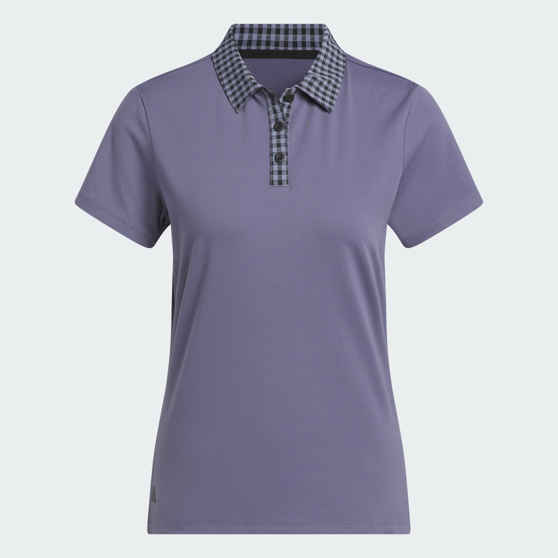 Ultimate365 Gingham Short Sleeve Polo Shirt
