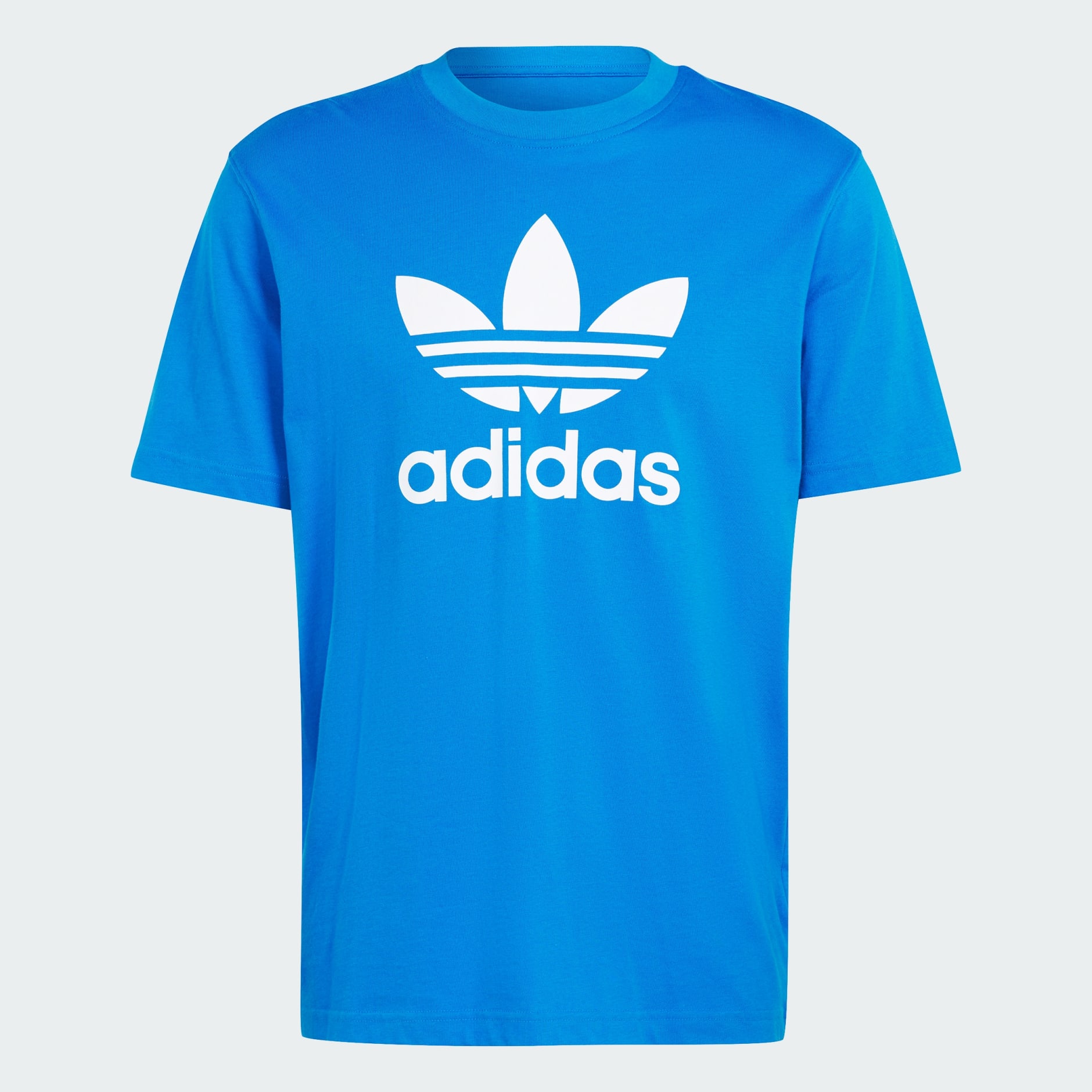 adidas Adicolor Trefoil Tee - Blue | adidas UAE