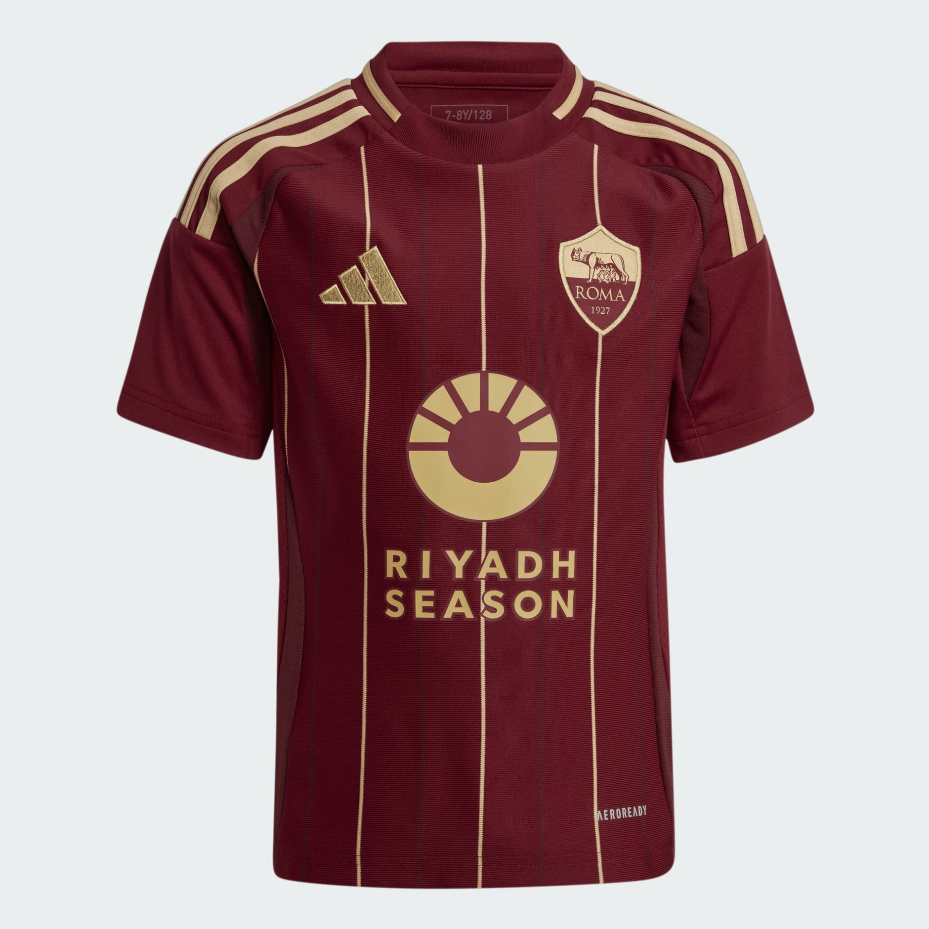 Kids Clothing AS Roma 24 25 Home Jersey Kids Burgundy adidas Oman