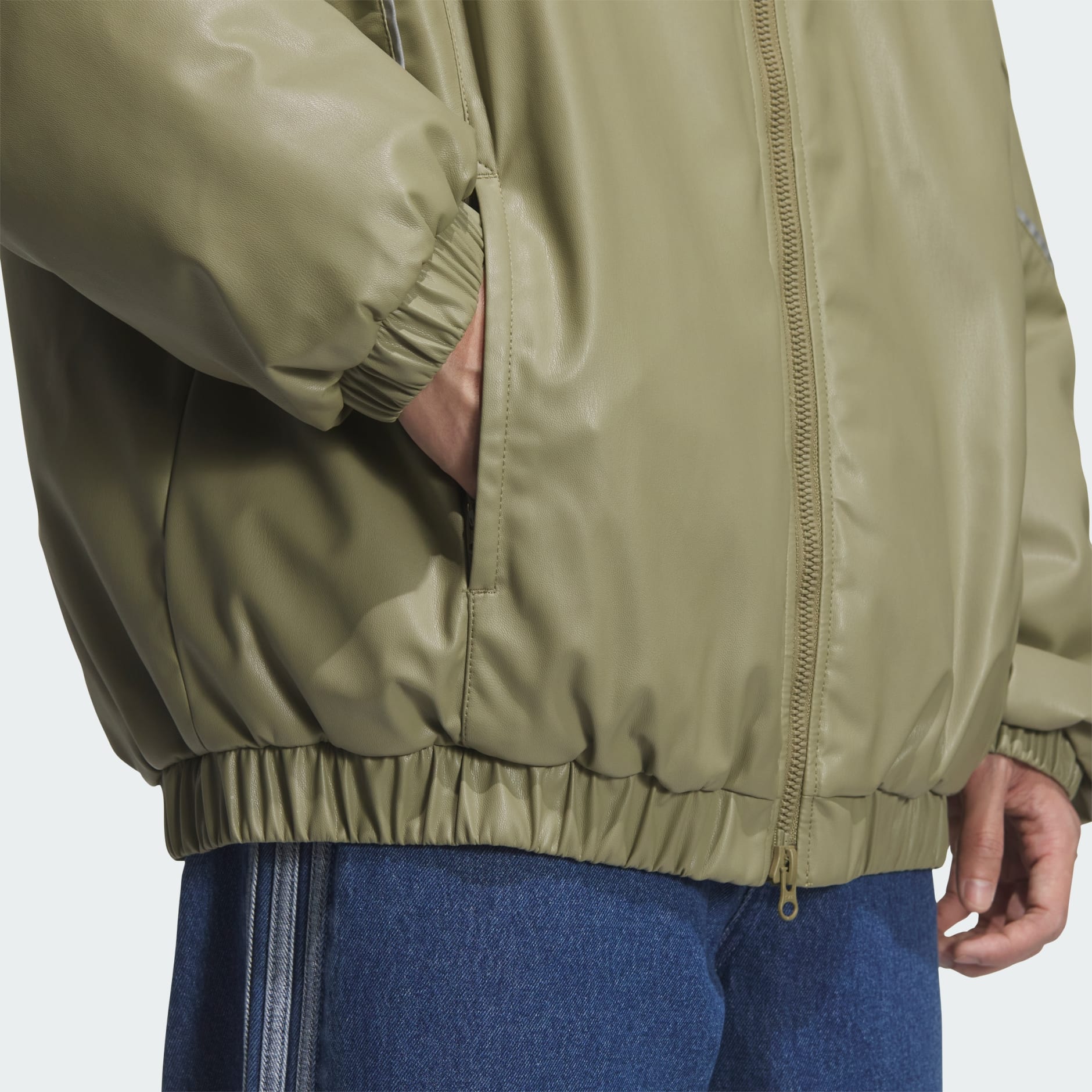 PU Oversized Jacket Pad