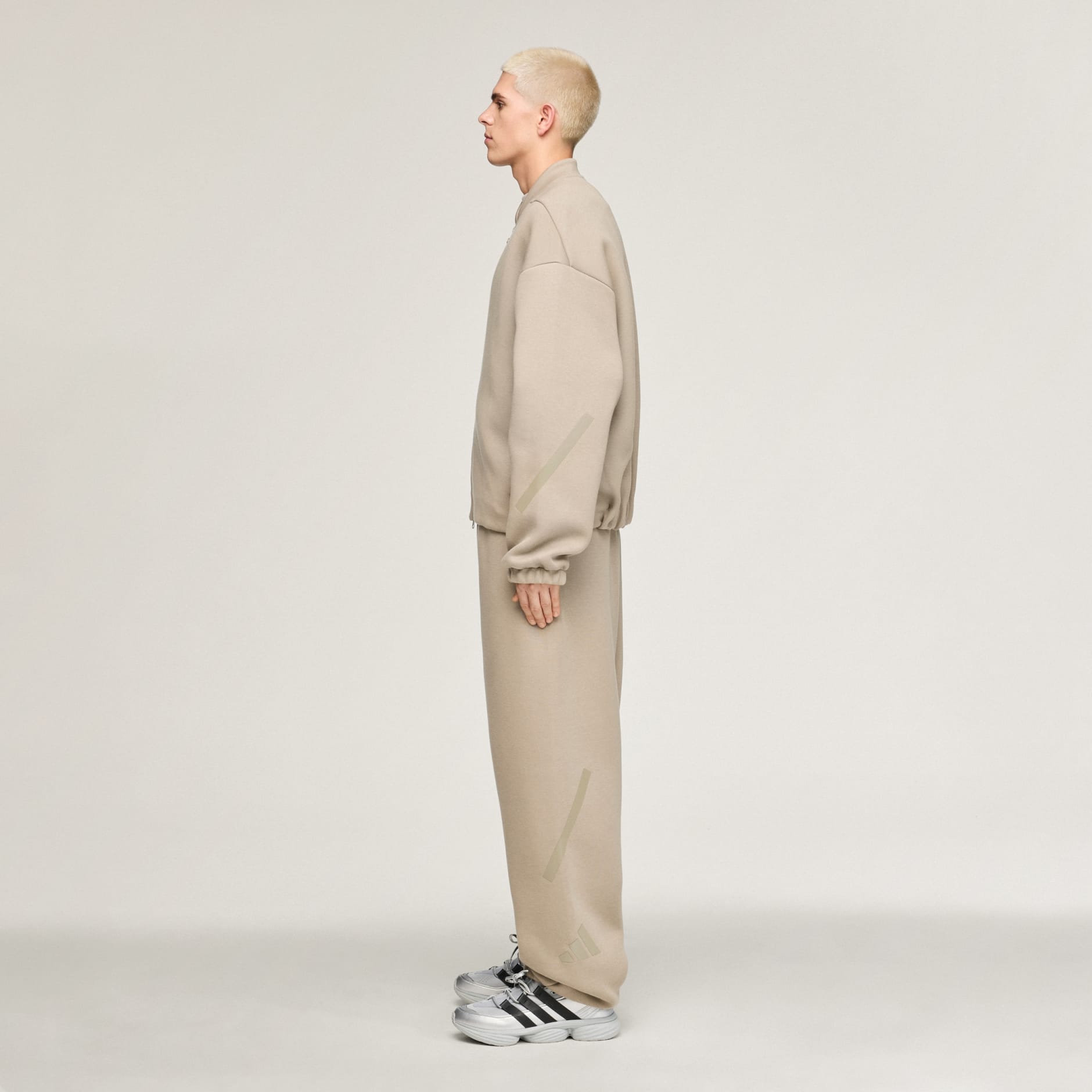 Pleteni gornji dio trenirke adidas x entire studios Z.N.E. Uniform s patentnim zatvaračem cijelom duljinom