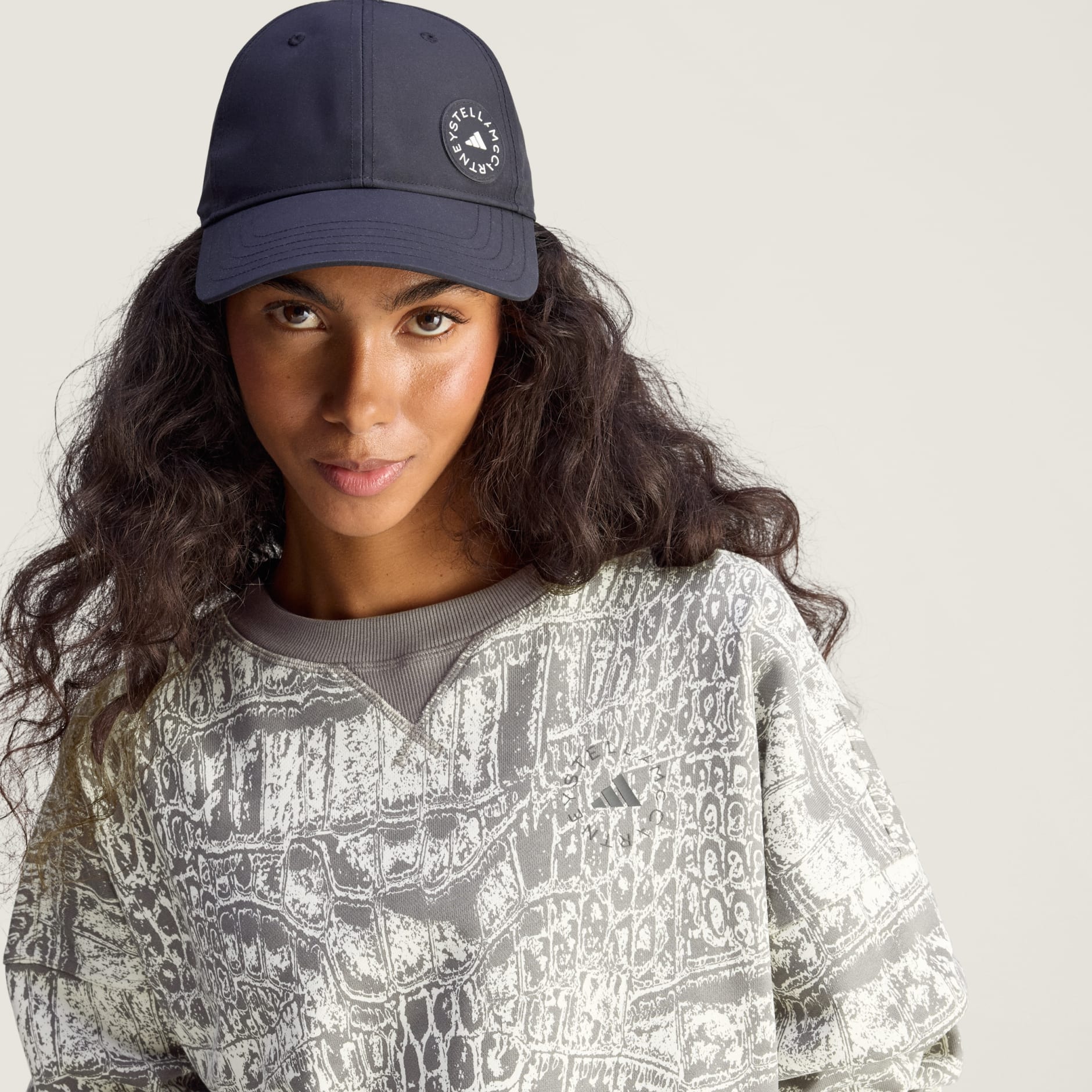 סווטשירט adidas By Stella McCartney Loose Printed