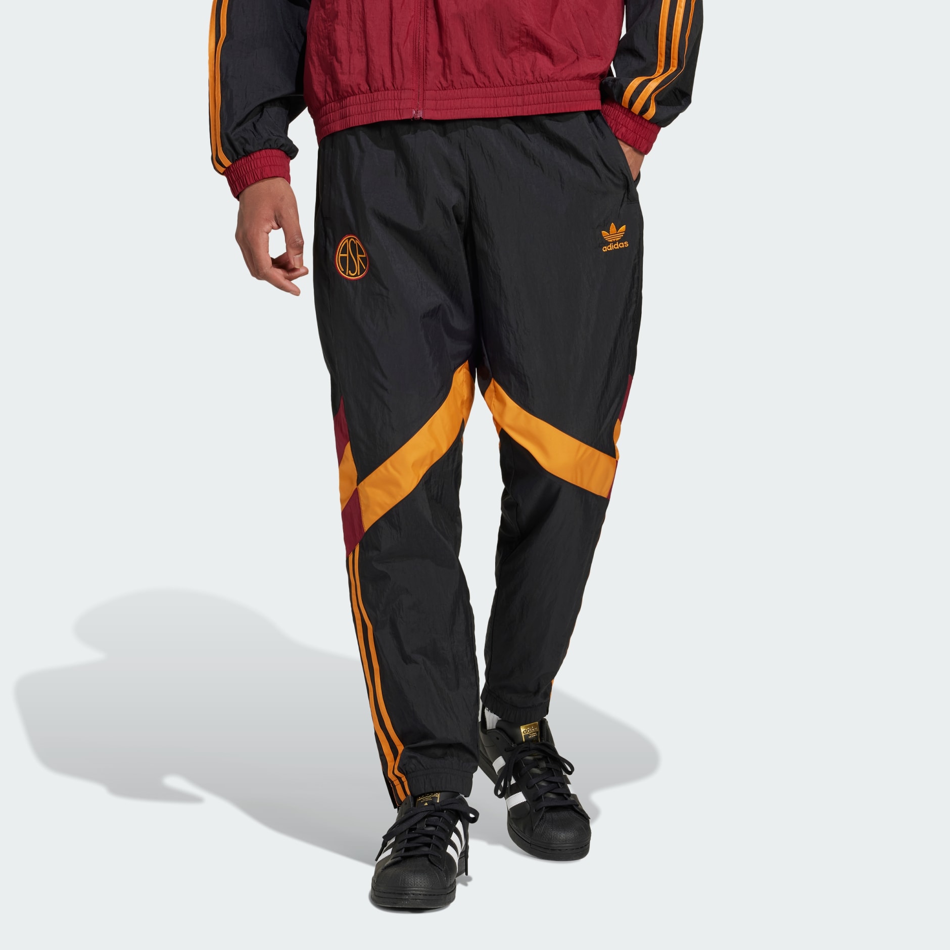 adidas AS Roma Originals Track Pants - Black | adidas TZ