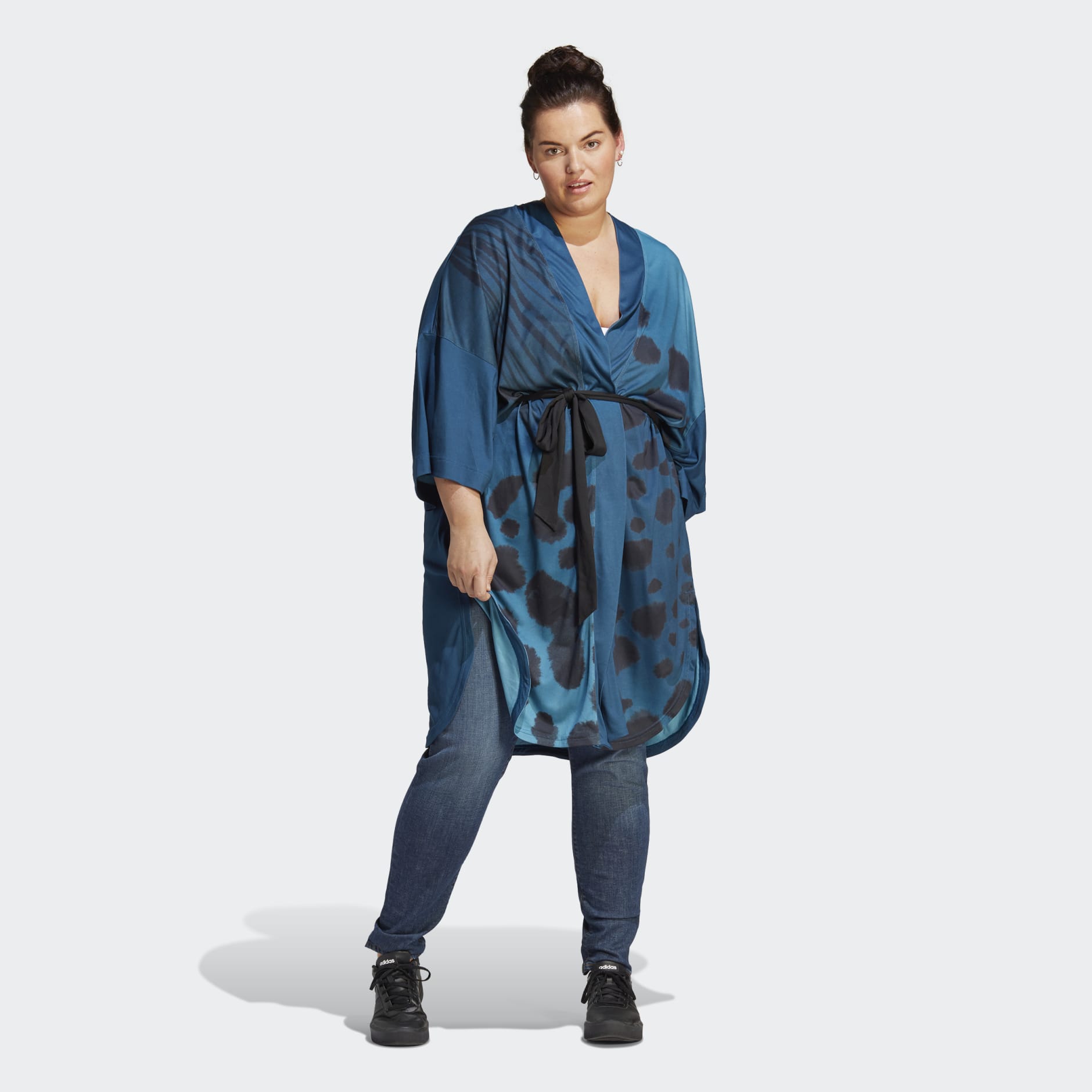 Women's Clothing - 11 Honoré Kimono Cover-Up (Plus Size) Blue | Oman