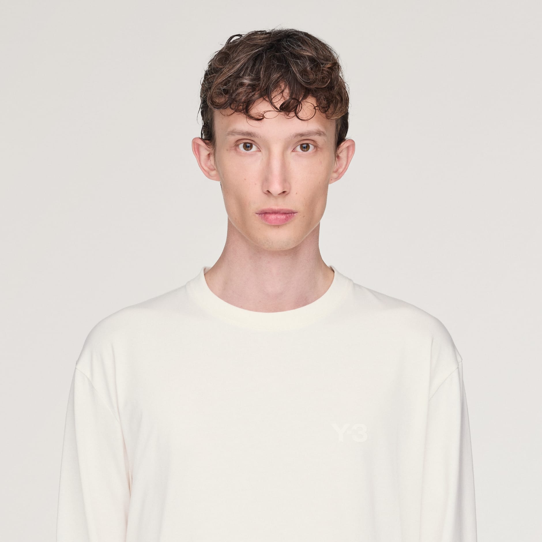 TRICOU CU M&Acirc;NECI LUNGI CU LOGO Y-3