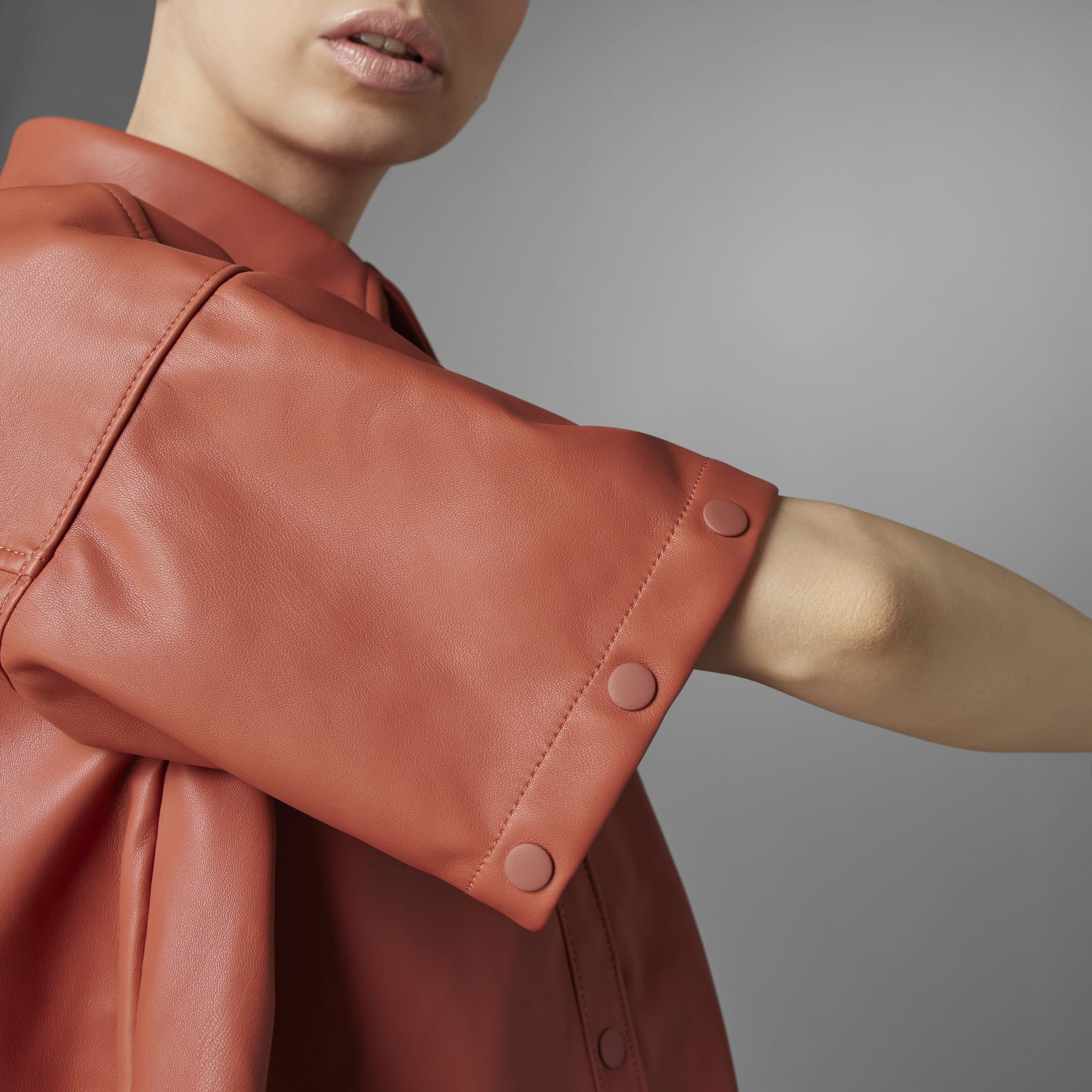 Always Original Faux Leather Track Jacket