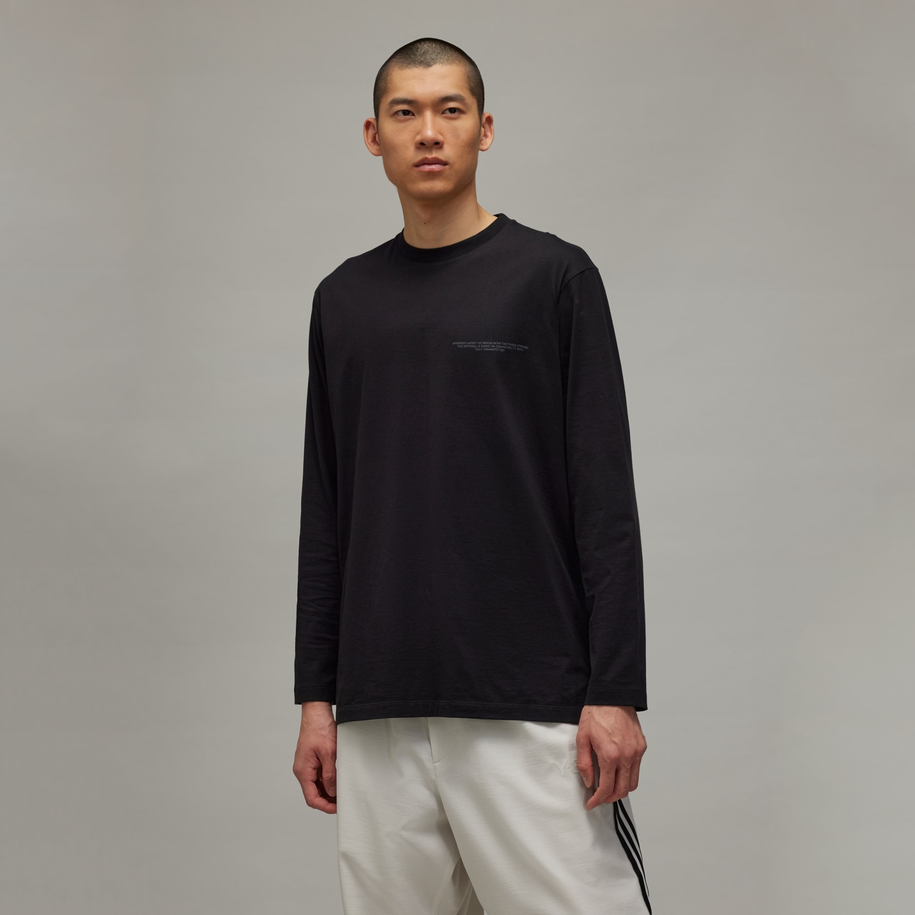 Y-3 Logo Long Sleeve Tee