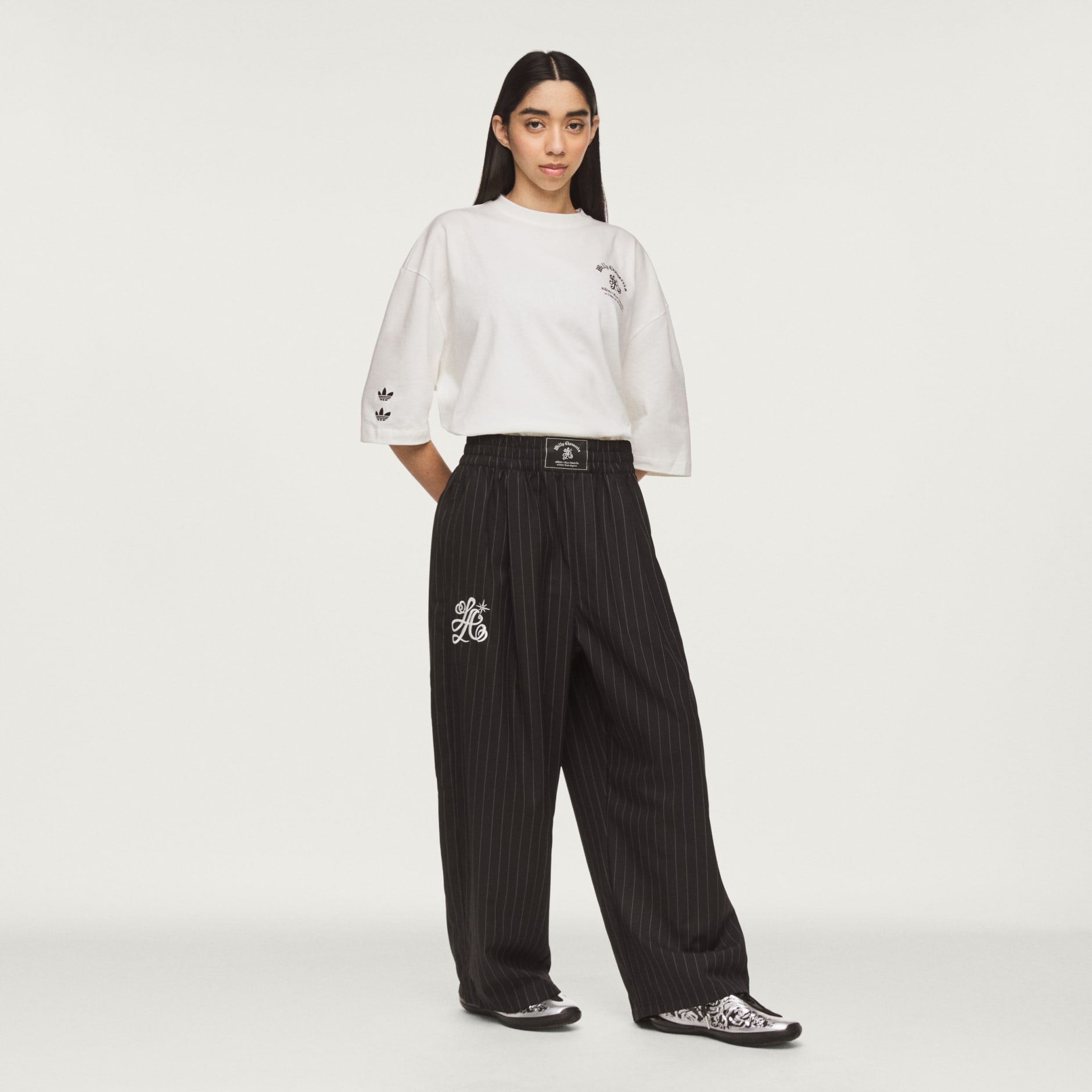 Pantaloni de trening cu dungi subțiri Chavarria