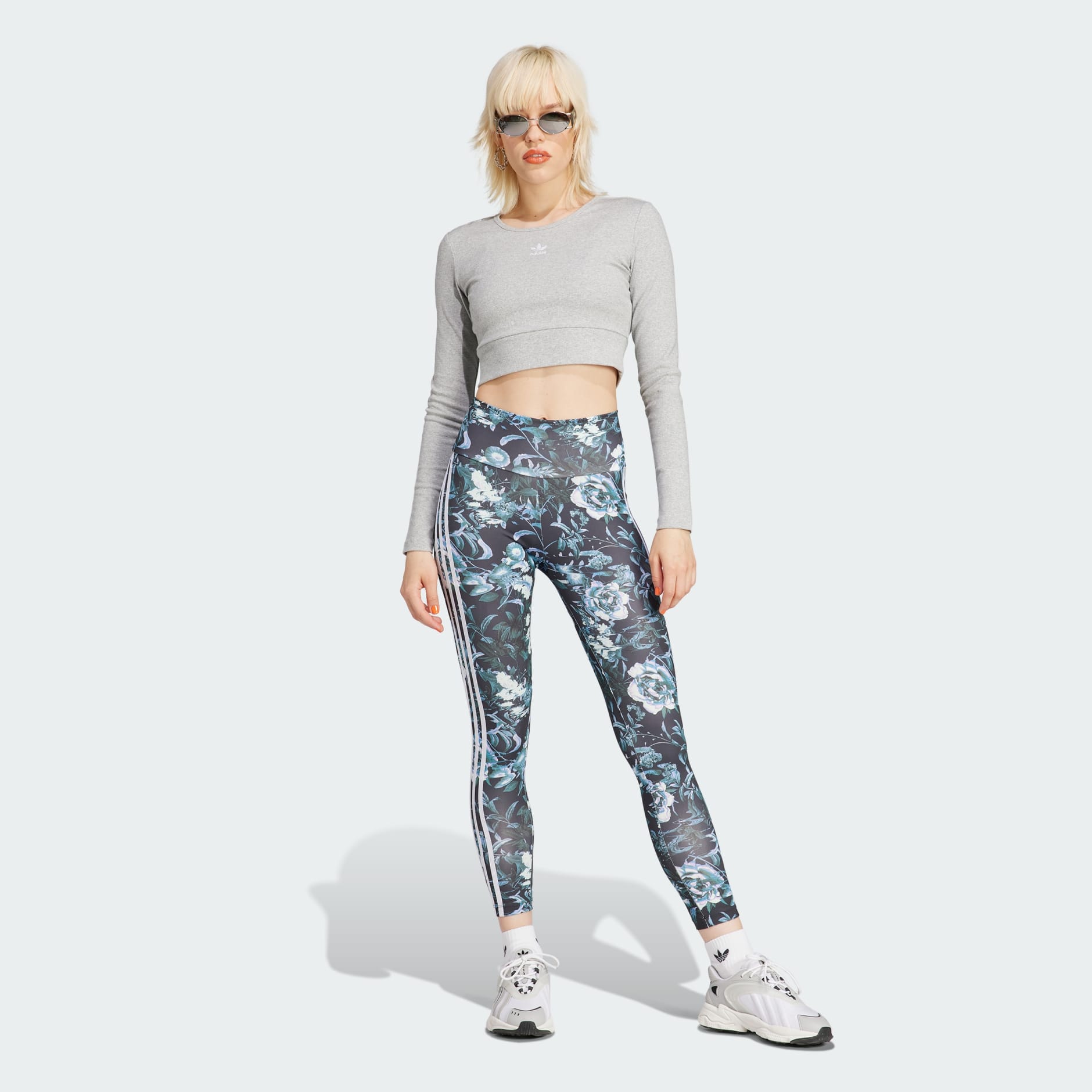 Allover Print Flower Leggings