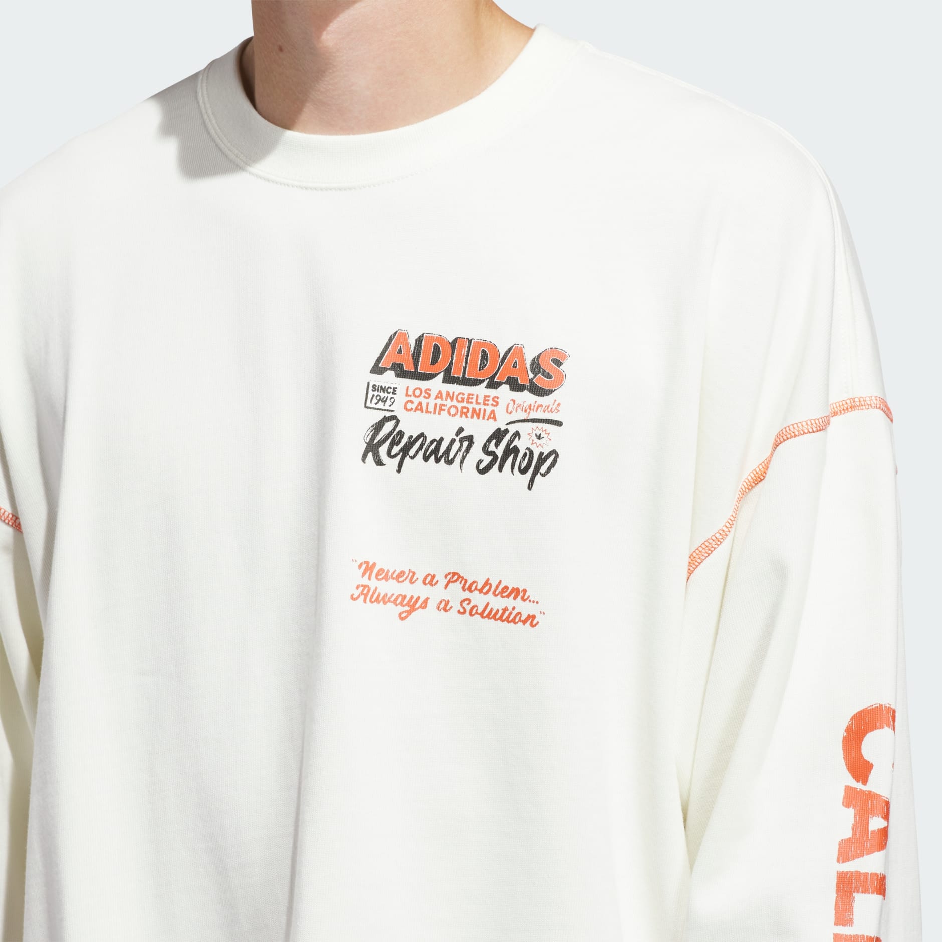 Clothing - Wilshire LS Tee - White | adidas Oman