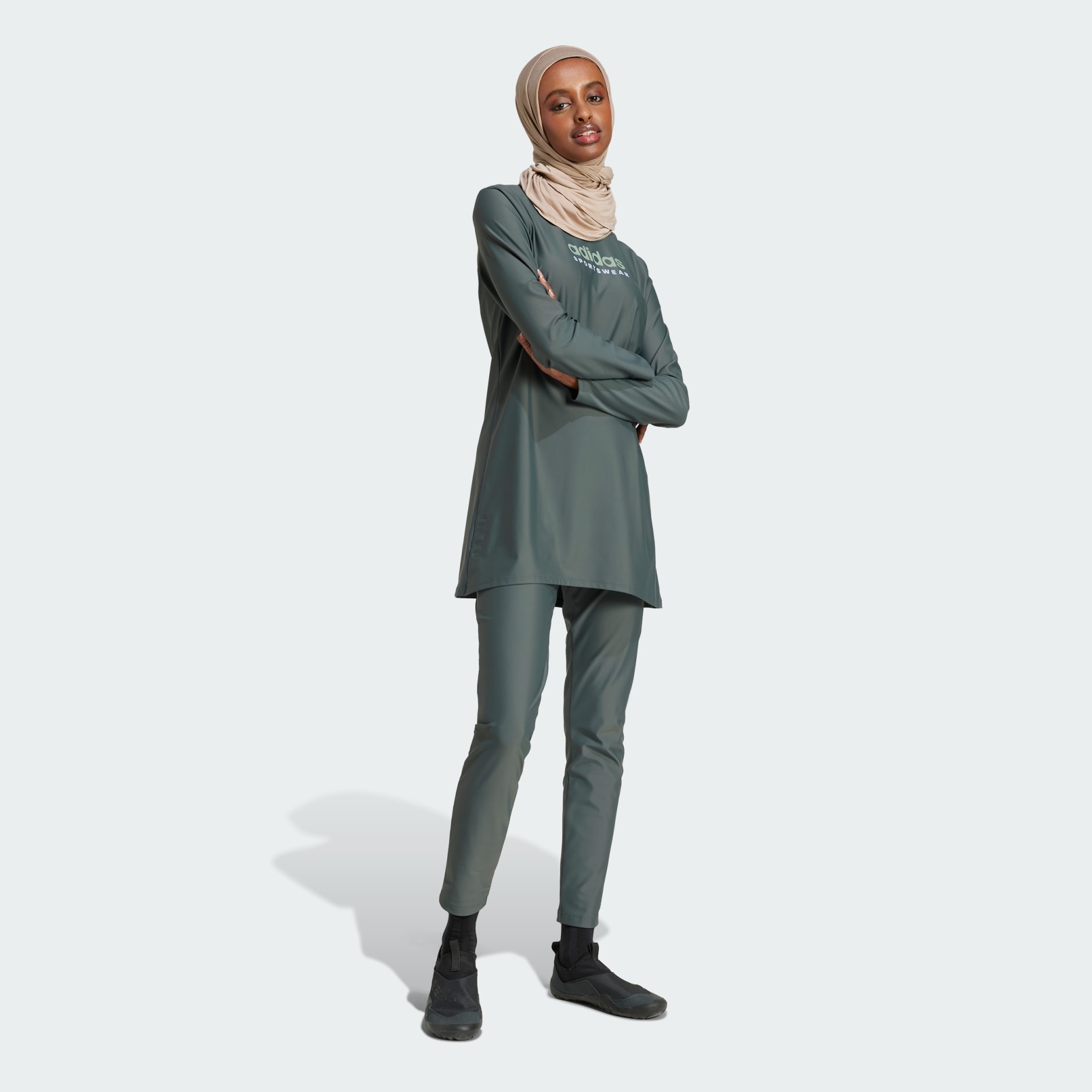 adidas Padded Full-Coverage Wear Set - Grey | adidas UAE