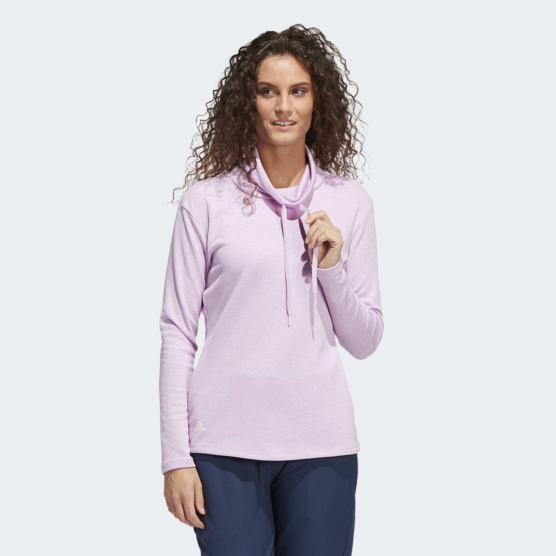 Mélange High Mock Golf Pullover