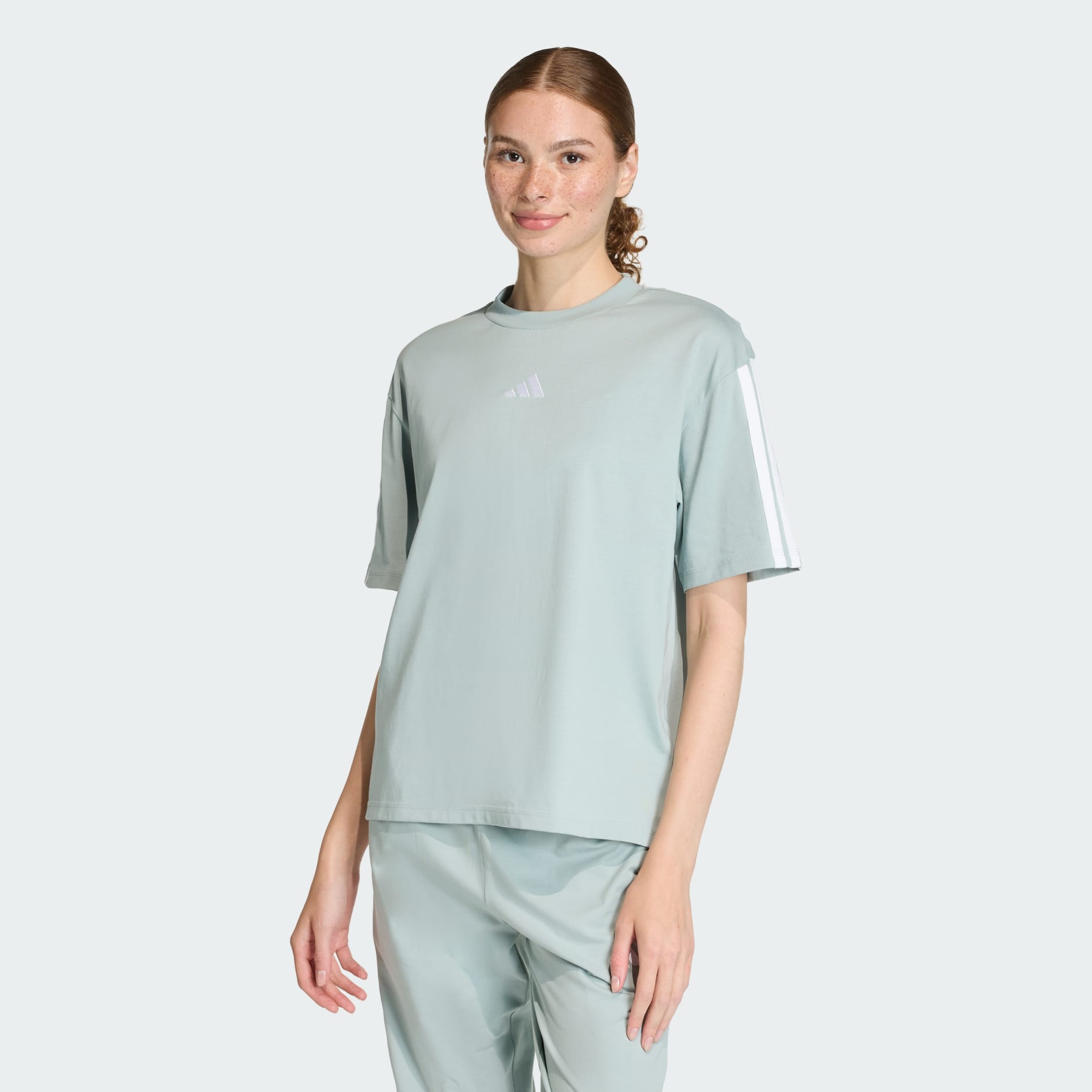 Essentials 3-Stripes Boyfriend Tee