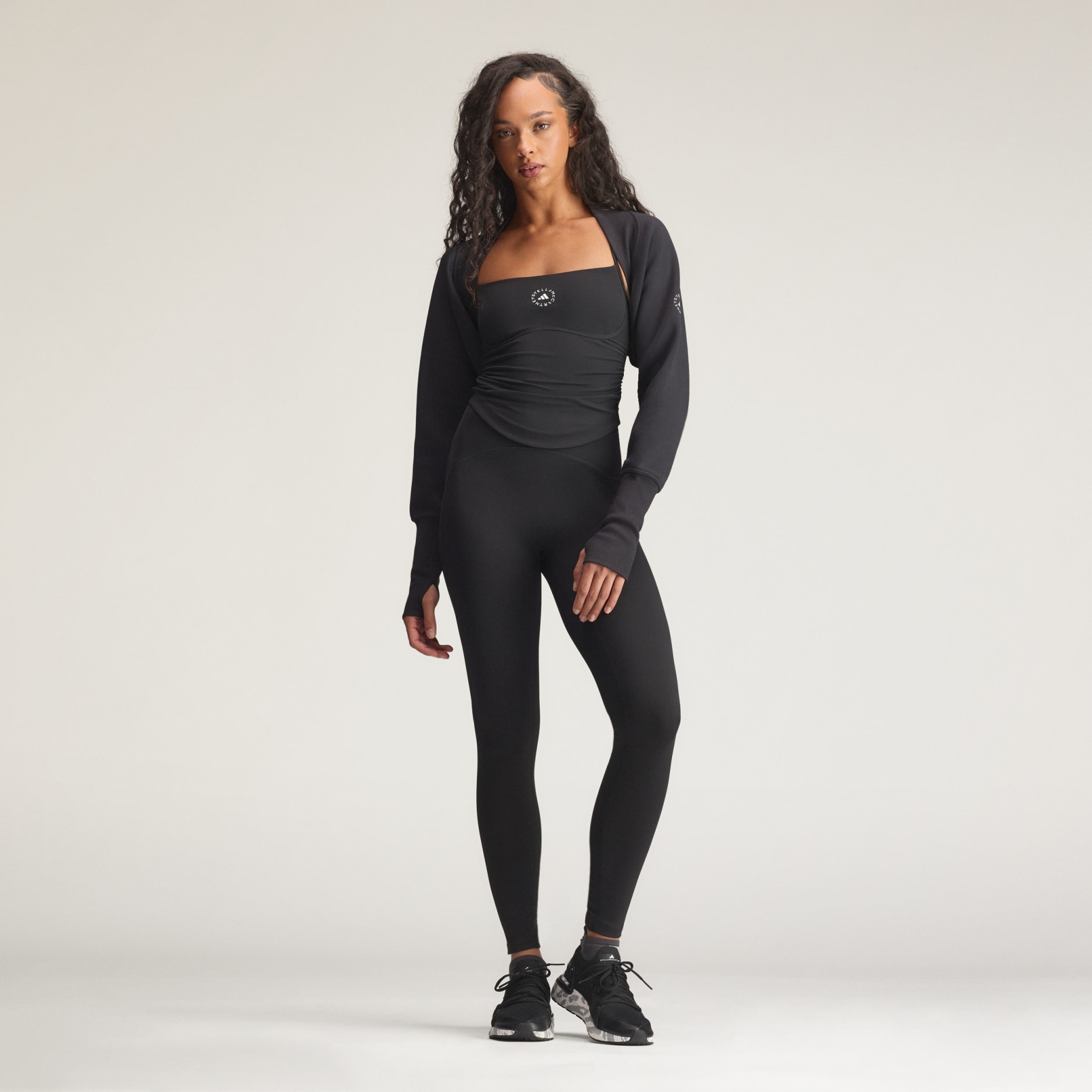 Bluză sport mulată adidas by Stella McCartney Studio